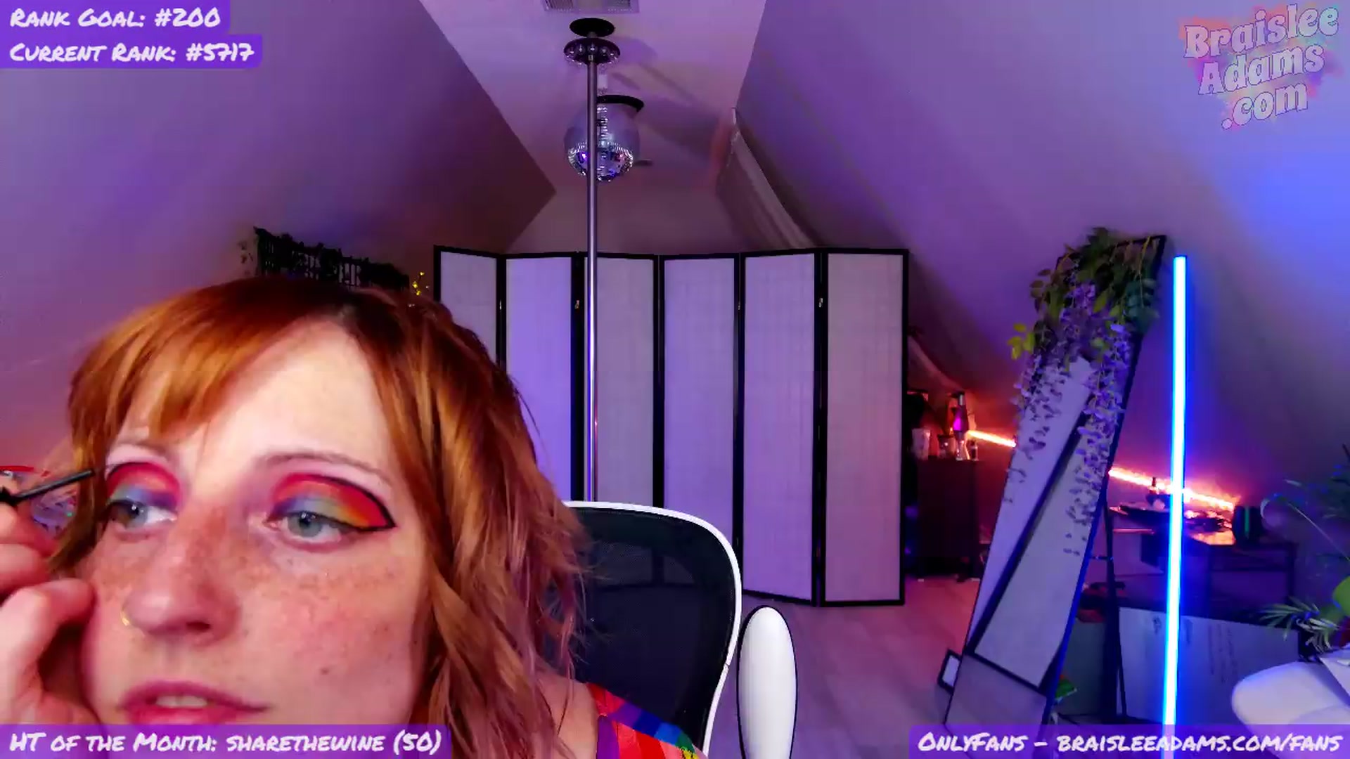 Gallery image thumbnail from BraisleeAdams's myfreecams stream on, 06/05/2026, 24:01 image 8 of 20
