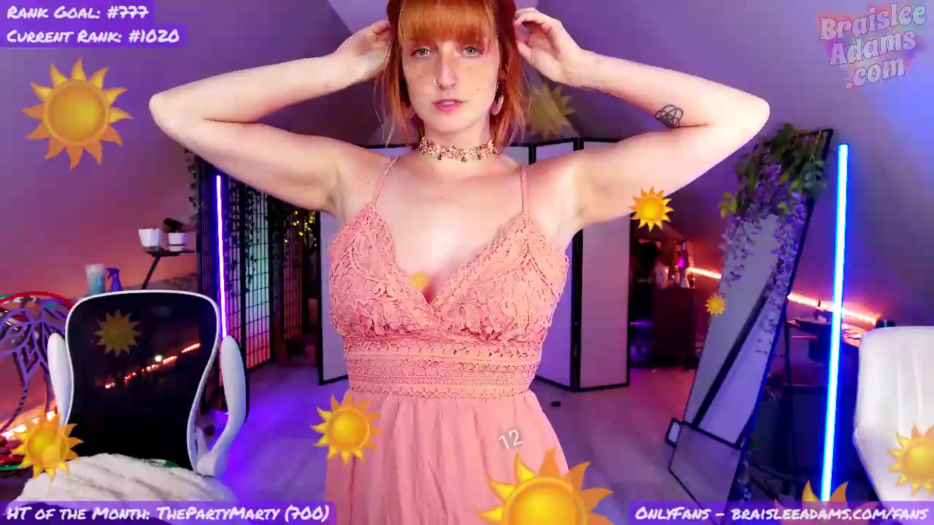 Gallery image thumbnail from BraisleeAdams's myfreecams stream on, 06/19/2026, 02:34 image 5 of 20