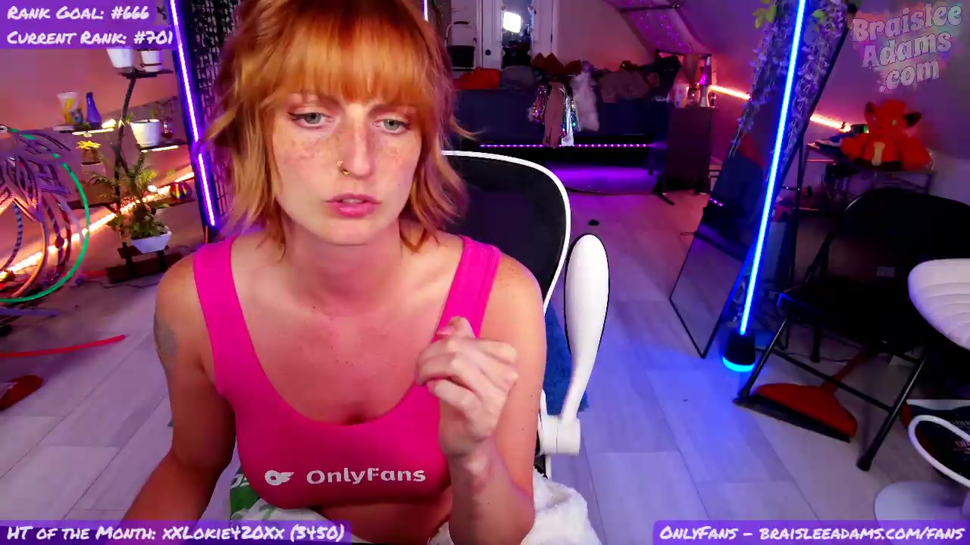 Gallery image thumbnail from BraisleeAdams's myfreecams stream on, 06/24/2026, 04:20 image 19 of 20