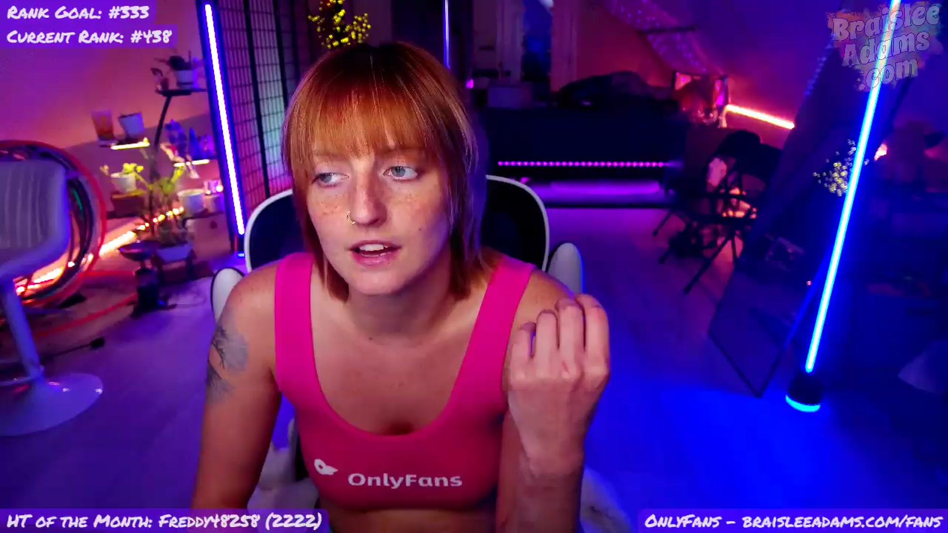 Gallery image thumbnail from BraisleeAdams's myfreecams stream on, 08/23/2026, 04:56 image 7 of 20