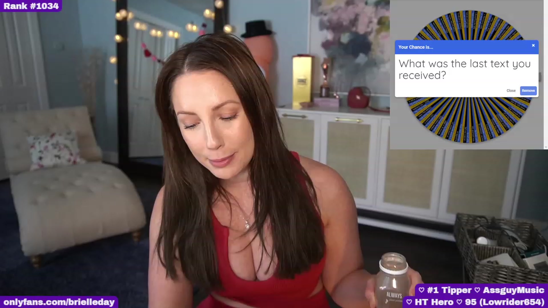 Gallery image thumbnail from BrielleDay's myfreecams stream on, 03/14/2023, 23:01 image 3 of 20
