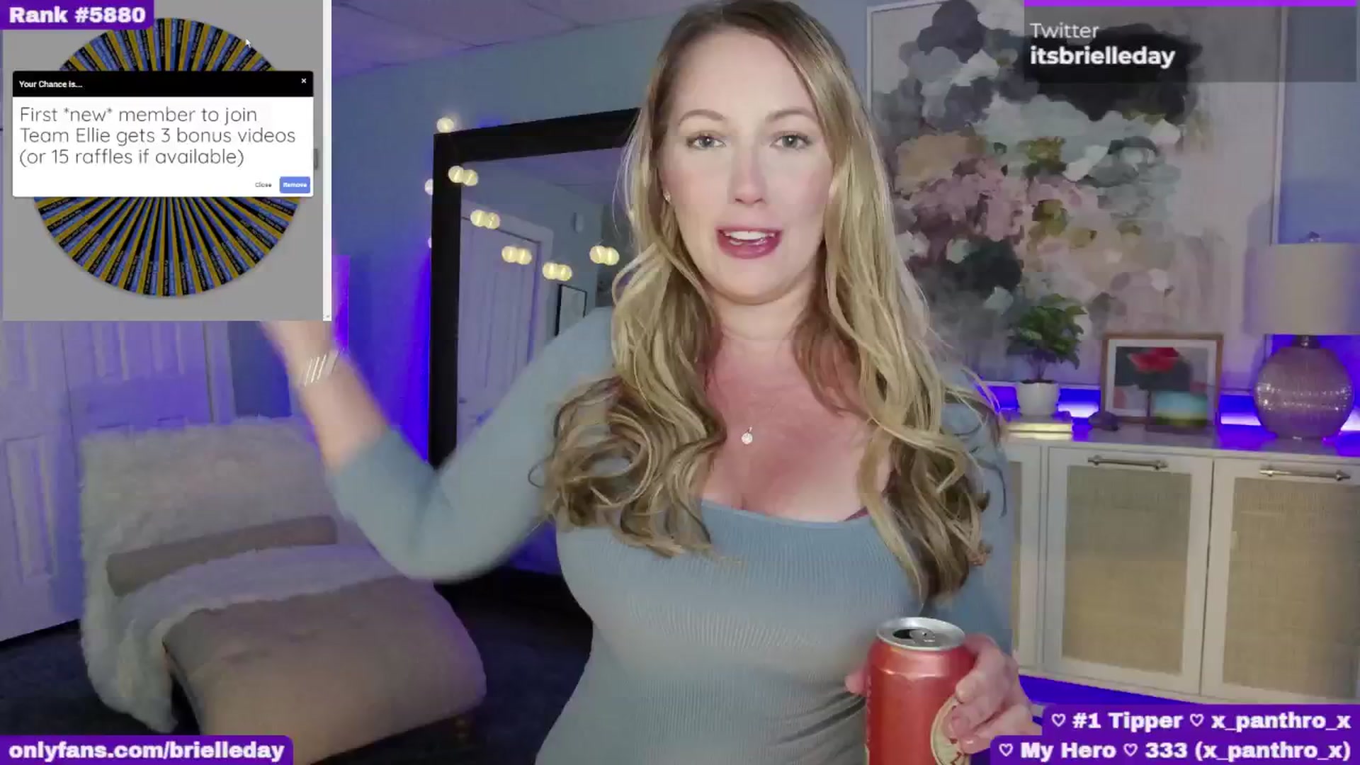 Gallery image thumbnail from BrielleDay's myfreecams stream on, 07/08/2024, 22:54 image 7 of 20