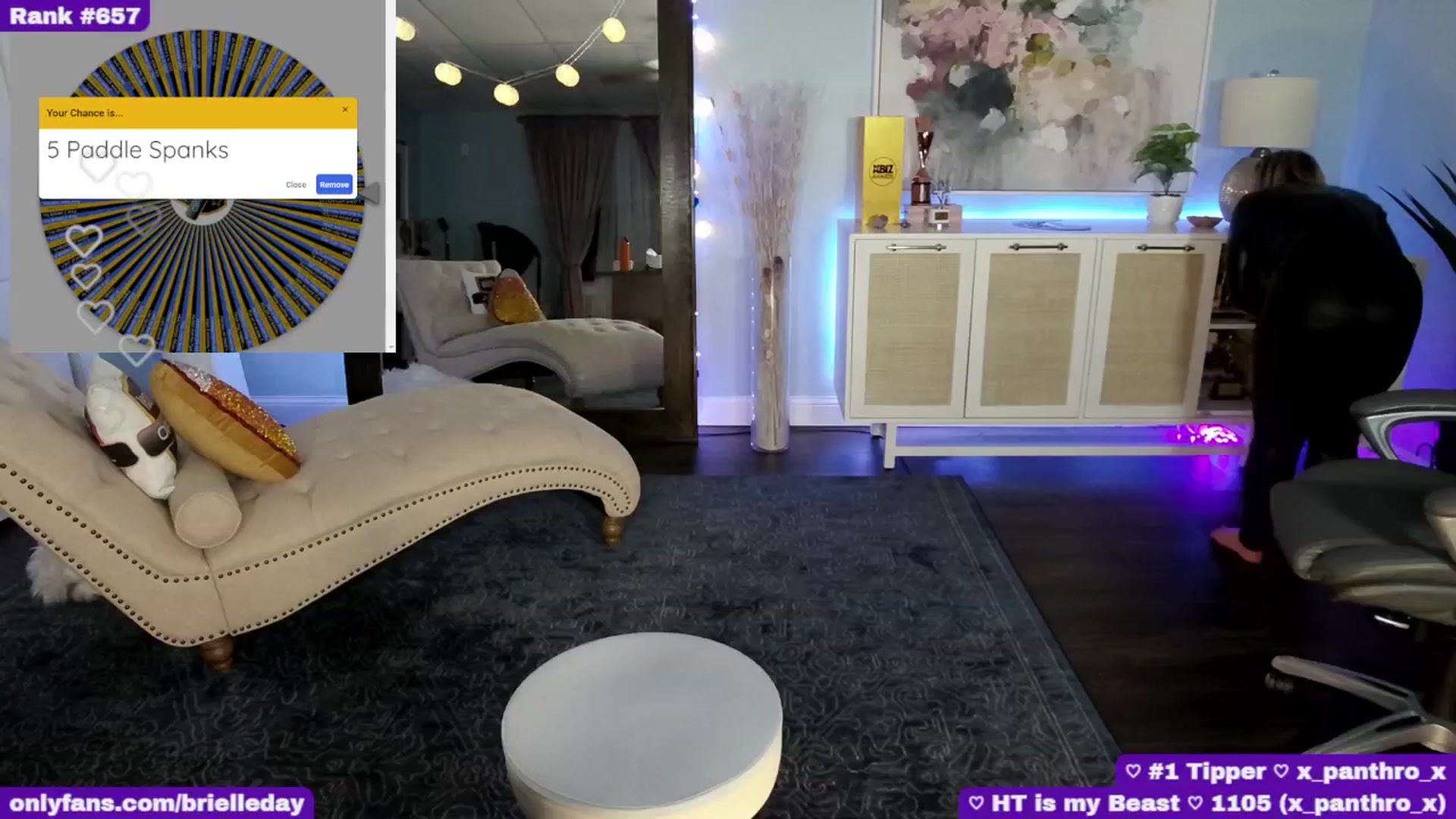 Gallery image thumbnail from BrielleDay's myfreecams stream on, 10/19/2024, 05:14 image 4 of 20