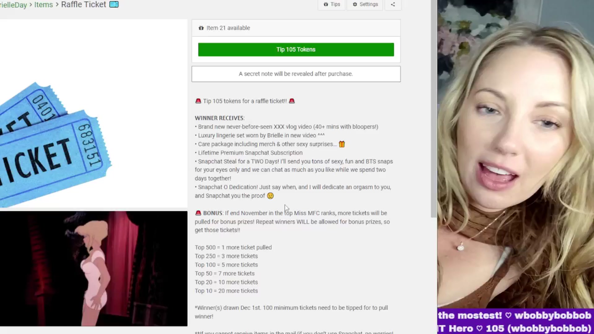 Gallery image thumbnail from BrielleDay's myfreecams stream on, 11/28/2024, 24:49 image 18 of 20