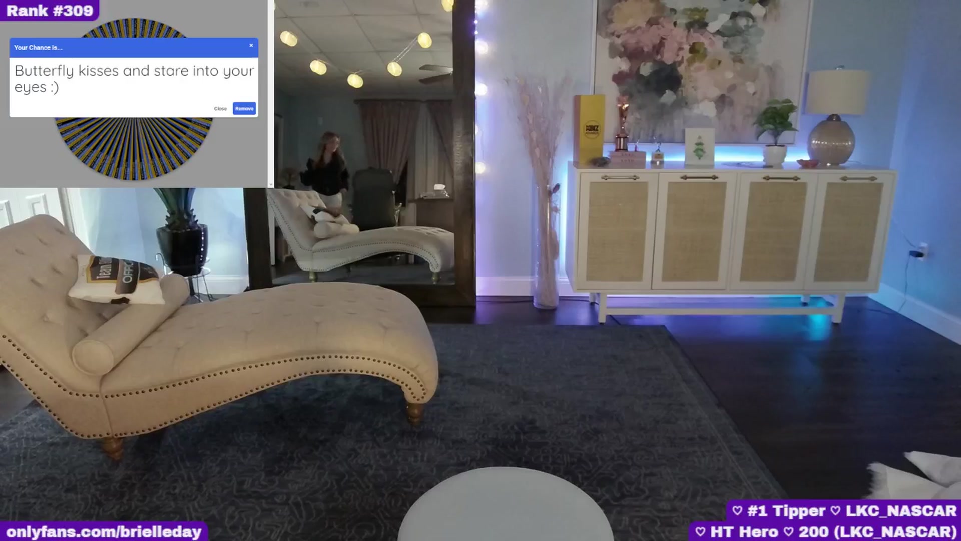 Gallery image thumbnail from BrielleDay's myfreecams stream on, 01/18/2025, 05:43 image 2 of 20