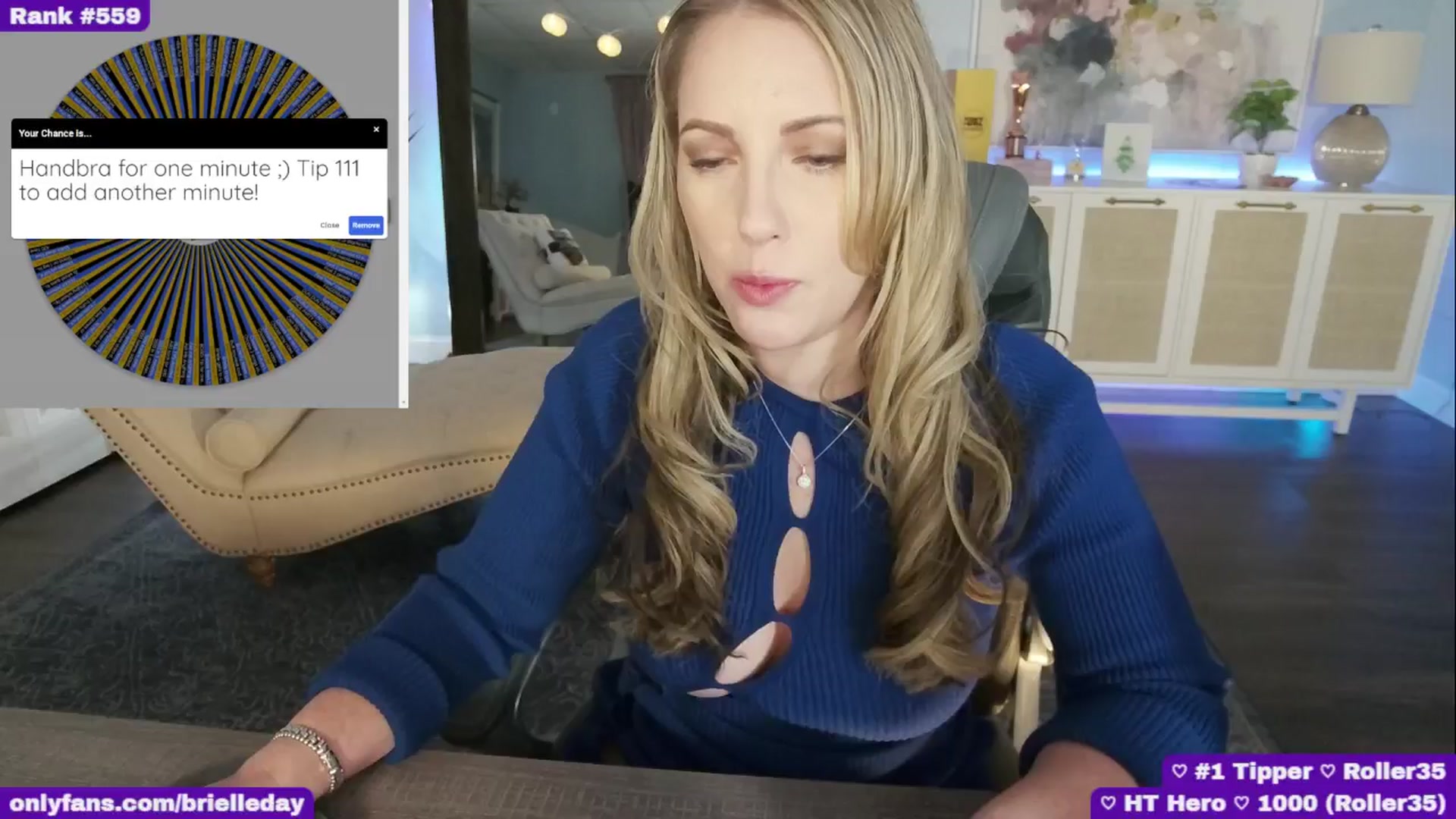 Gallery image thumbnail from BrielleDay's myfreecams stream on, 02/01/2025, 06:20 image 6 of 20