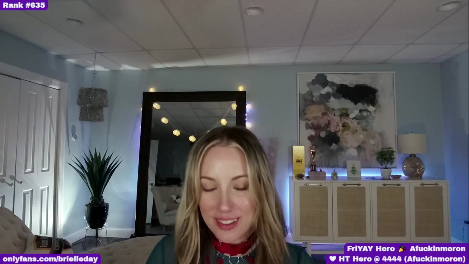 Gallery image thumbnail from BrielleDay's myfreecams stream on, 04/05/2025, 03:23 image 16 of 20
