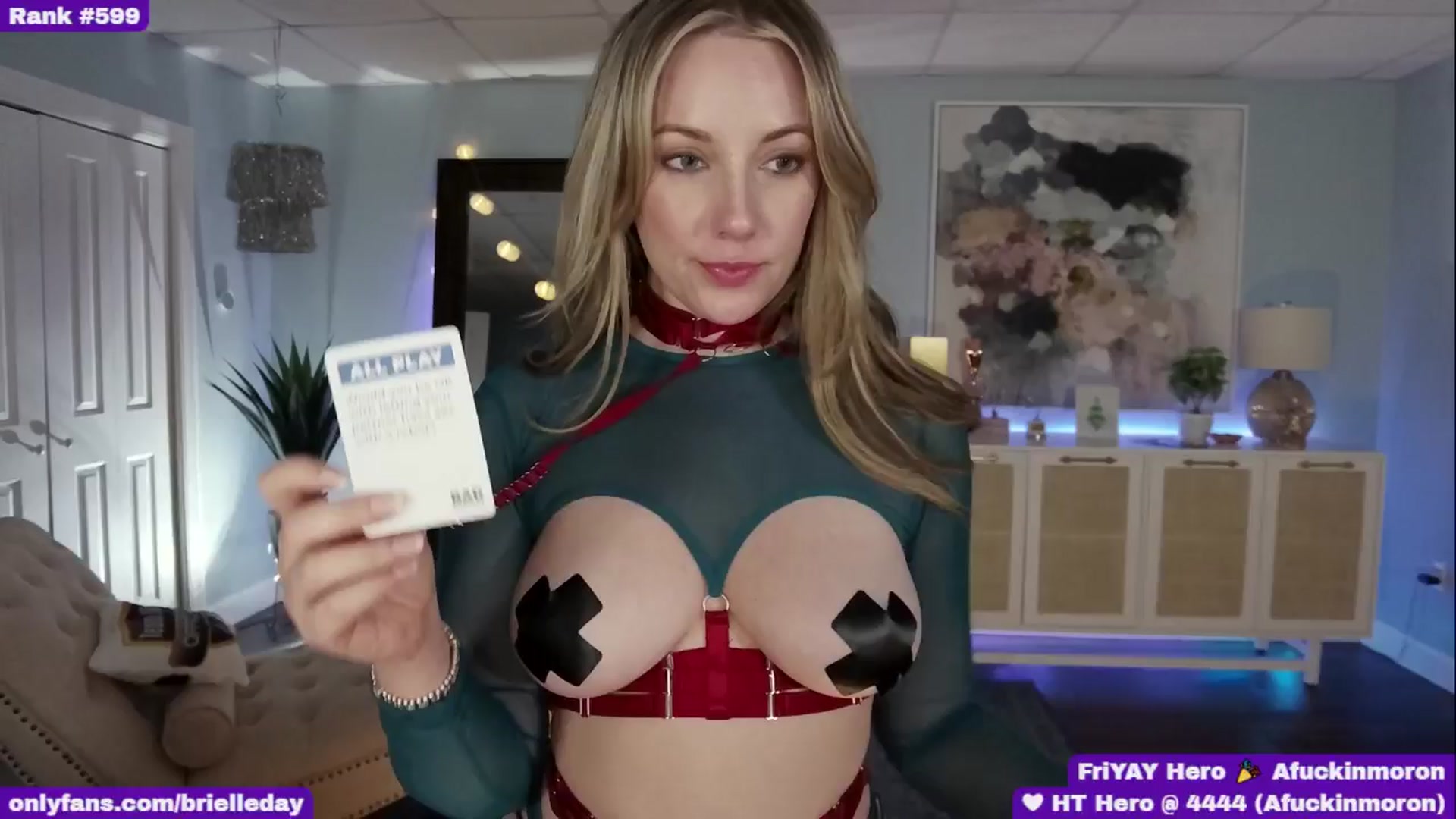 Gallery image thumbnail from BrielleDay's myfreecams stream on, 04/05/2025, 05:39 image 1 of 20