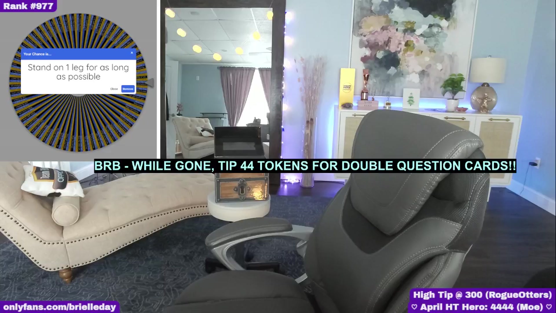 Gallery image thumbnail from BrielleDay's myfreecams stream on, 04/14/2025, 22:09 image 14 of 20