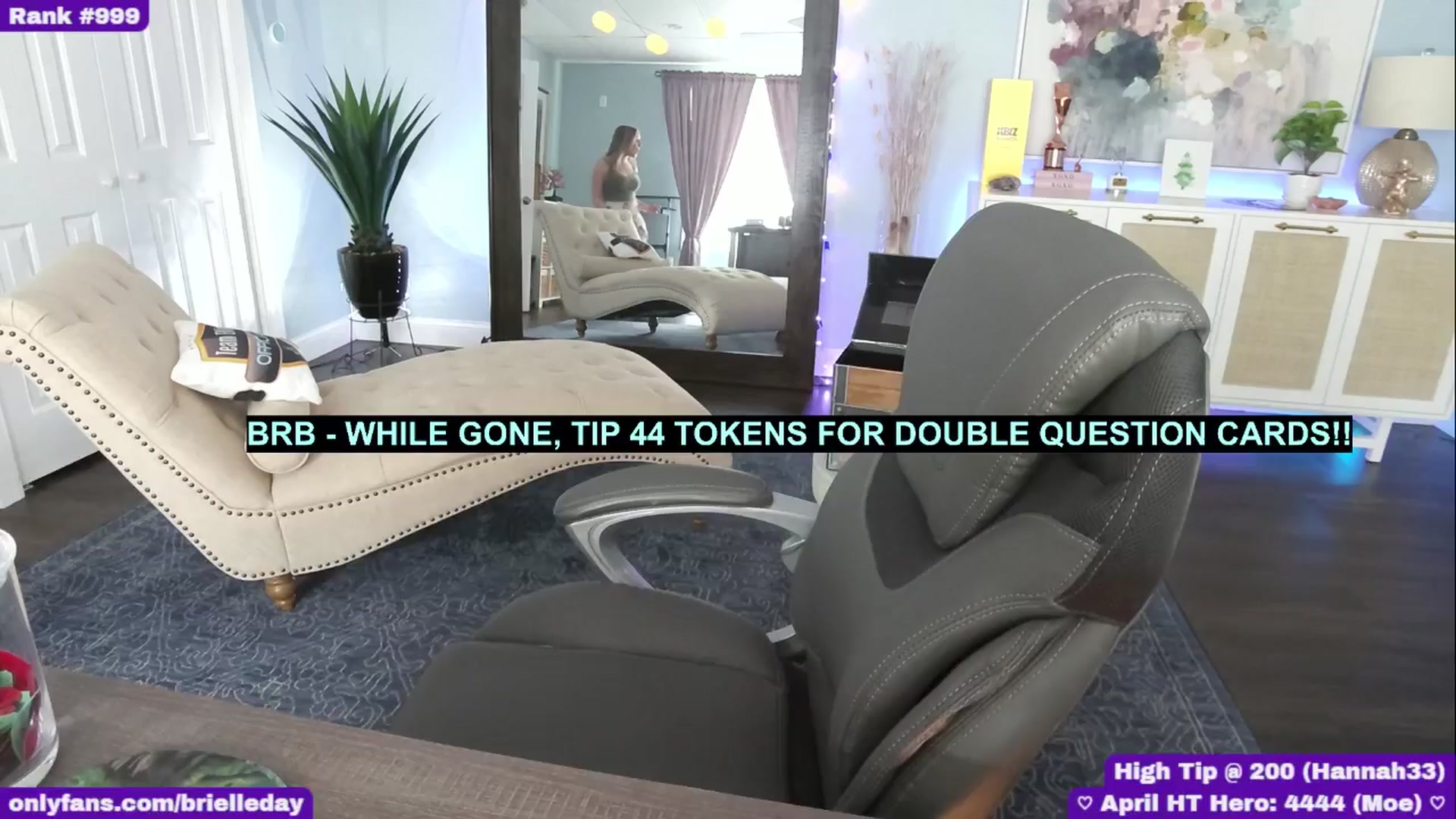 Gallery image thumbnail from BrielleDay's myfreecams stream on, 04/14/2025, 22:09 image 2 of 20