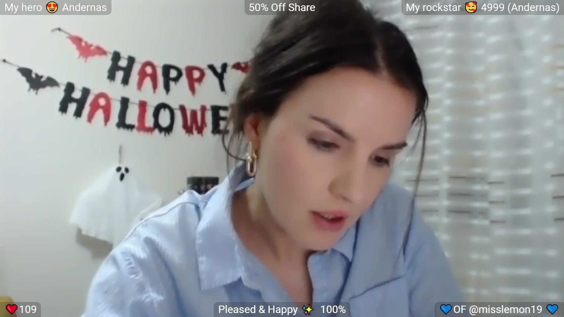 Gallery image thumbnail from BrightEyes's myfreecams stream on, 10/04/2025, 23:45 image 16 of 20