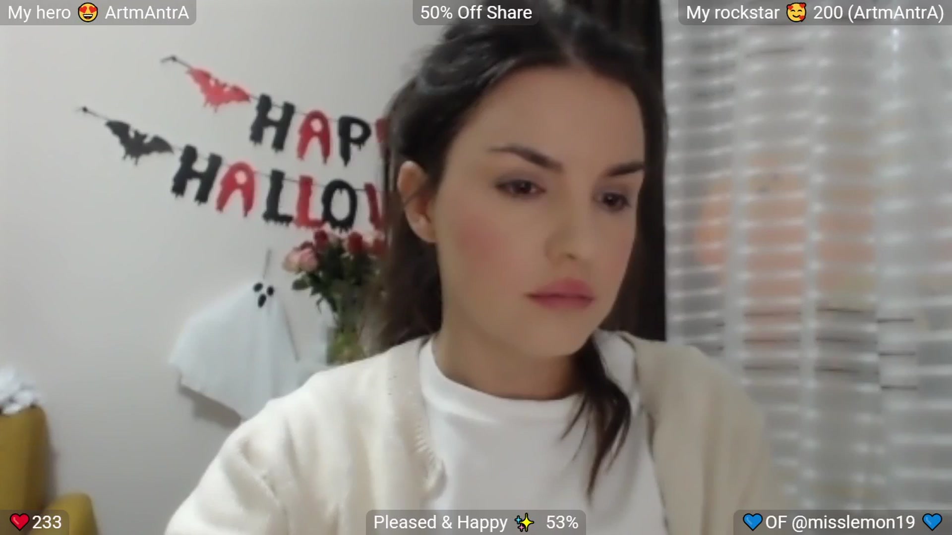 Gallery image thumbnail from BrightEyes's myfreecams stream on, 10/31/2025, 06:55 image 9 of 20