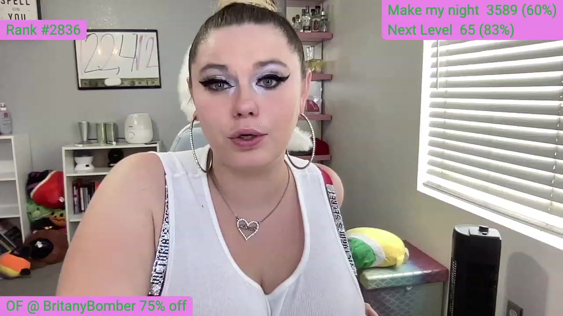Gallery image thumbnail from BritanyBomber's myfreecams stream on, 05/17/2023, 23:37 image 19 of 20