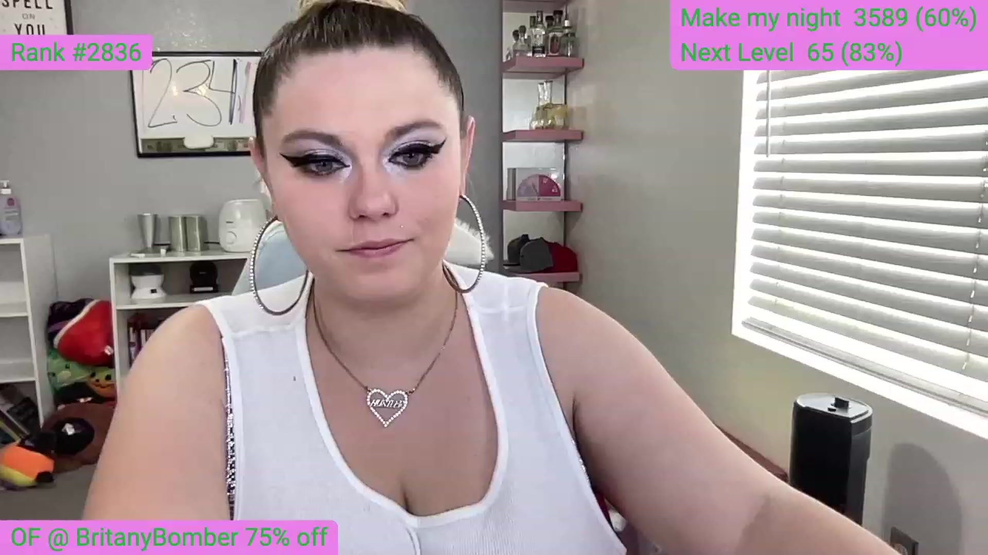 Gallery image thumbnail from BritanyBomber's myfreecams stream on, 05/17/2023, 23:37 image 14 of 20