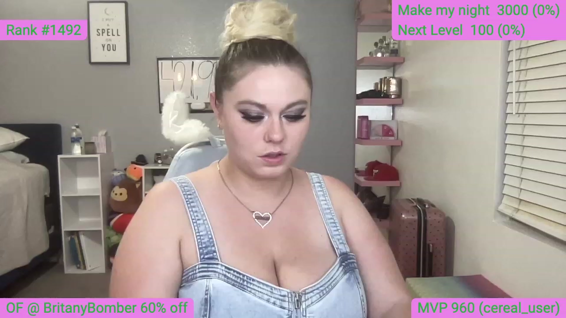 Gallery image thumbnail from BritanyBomber's myfreecams stream on, 06/12/2023, 07:12 image 19 of 20