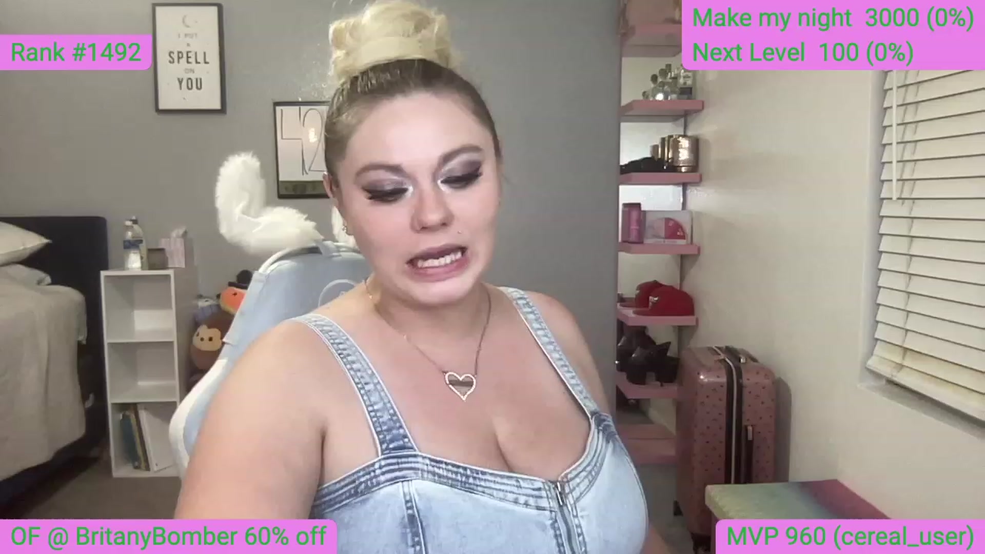 Gallery image thumbnail from BritanyBomber's myfreecams stream on, 06/12/2023, 07:12 image 10 of 20