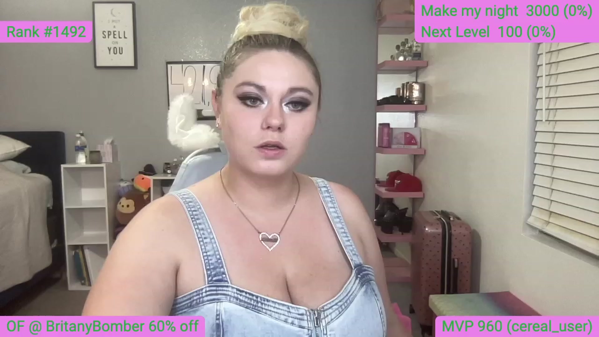 Gallery image thumbnail from BritanyBomber's myfreecams stream on, 06/12/2023, 07:12 image 9 of 20
