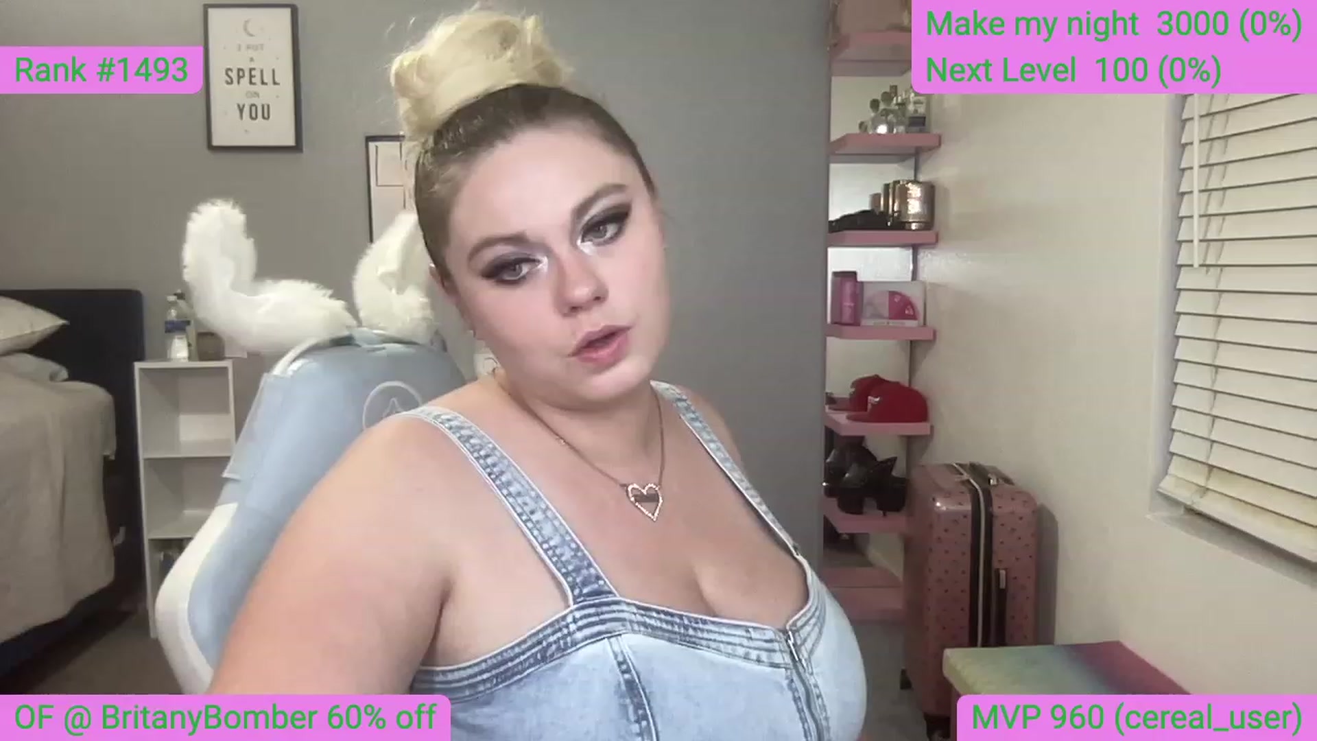 Gallery image thumbnail from BritanyBomber's myfreecams stream on, 06/12/2023, 07:12 image 16 of 20