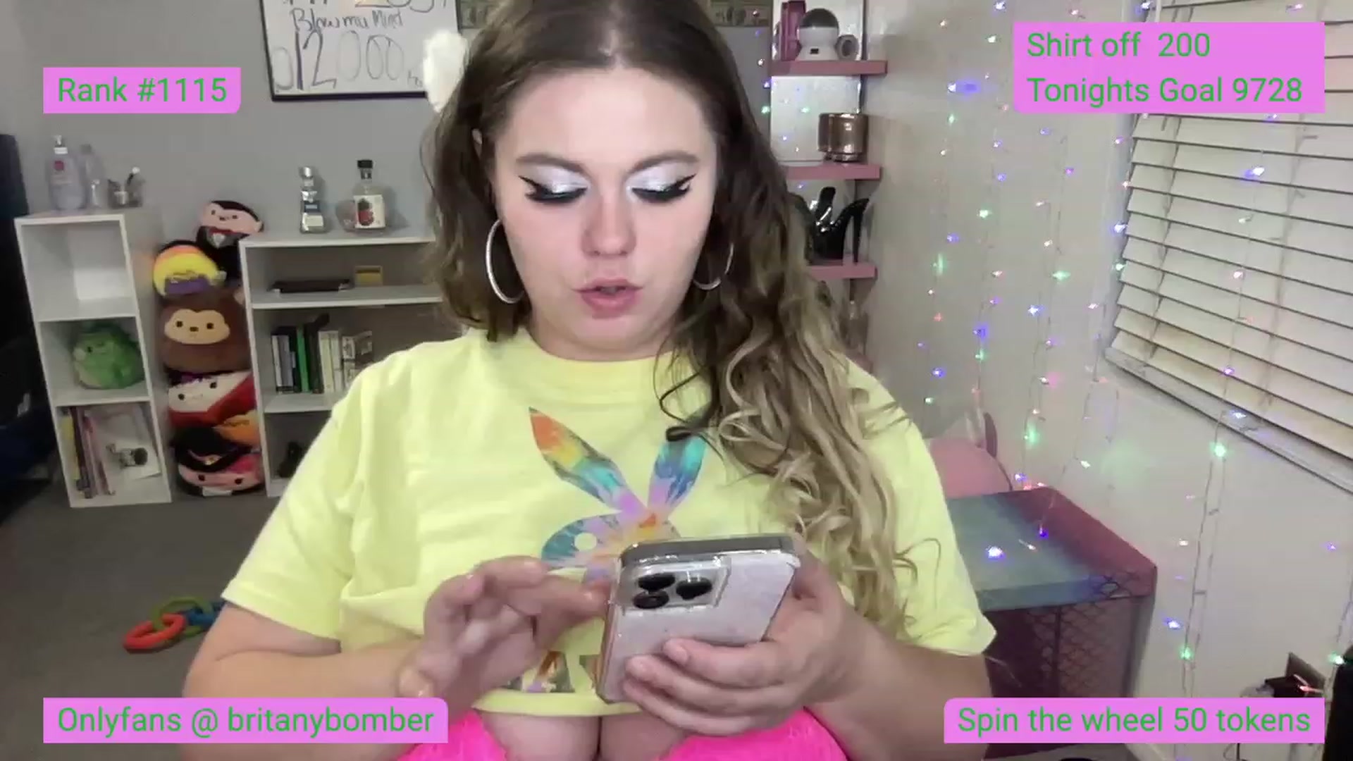 Gallery image thumbnail from BritanyBomber's myfreecams stream on, 07/25/2023, 08:00 image 15 of 20