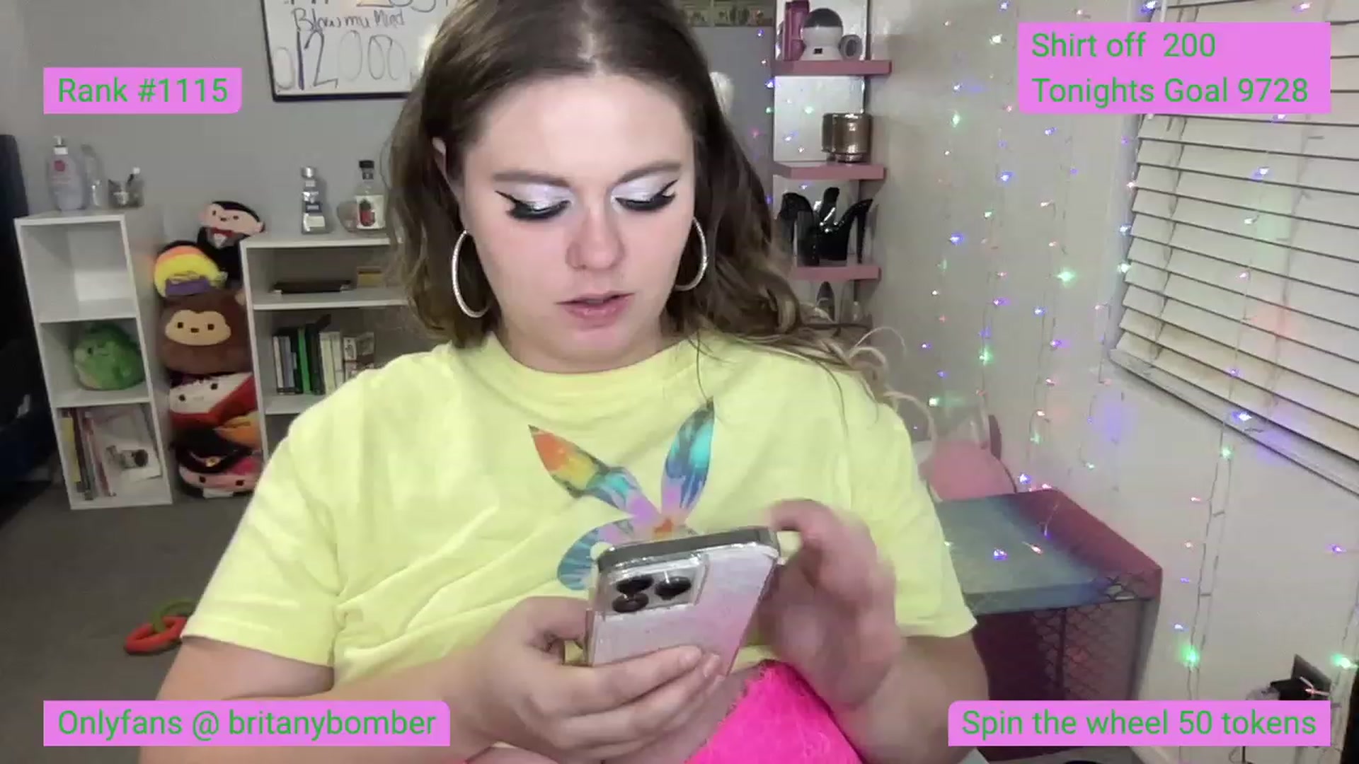 Gallery image thumbnail from BritanyBomber's myfreecams stream on, 07/25/2023, 08:00 image 13 of 20