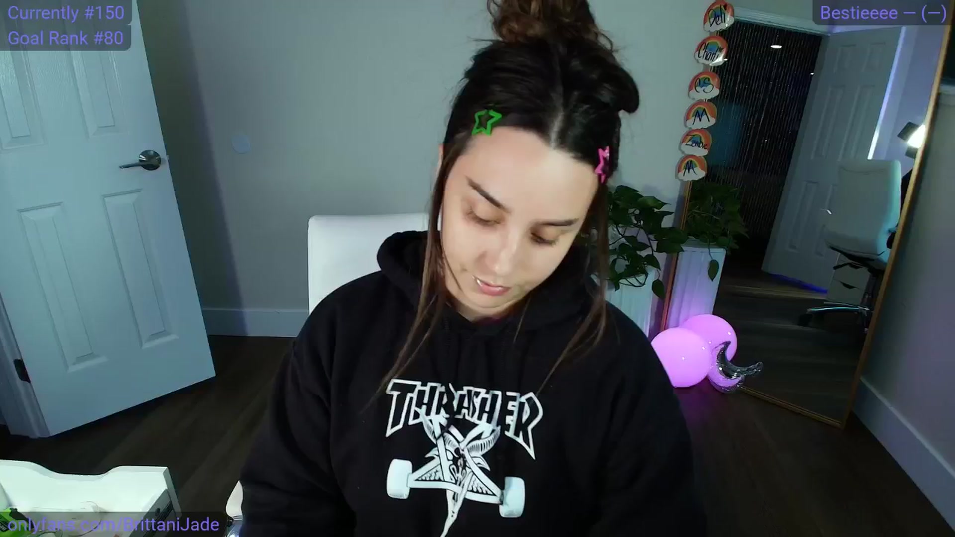 Gallery image thumbnail from BrittaniJade_'s myfreecams stream on, 04/13/2026, 05:33 image 1 of 20