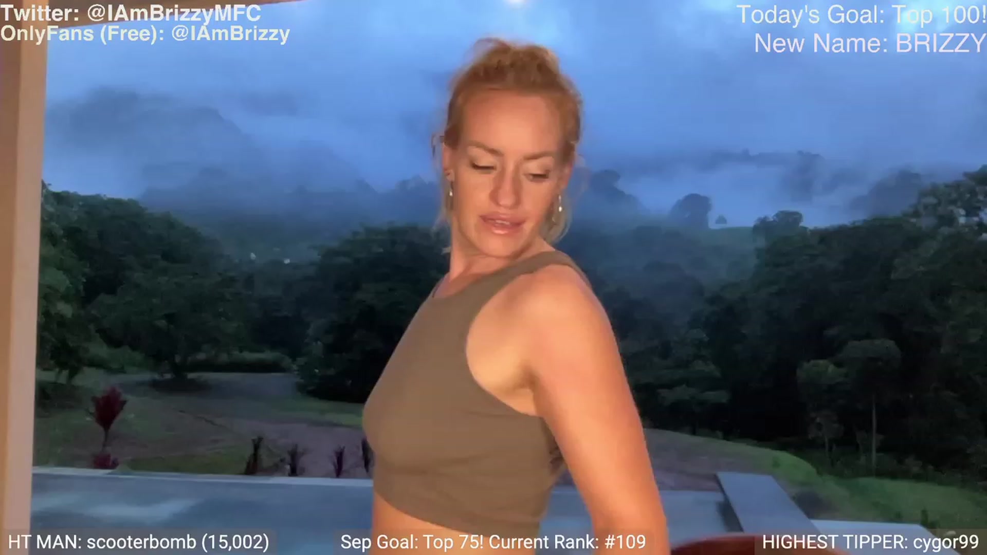 Gallery image thumbnail from Brizzy's myfreecams stream on, 09/27/2023, 23:34 image 18 of 20