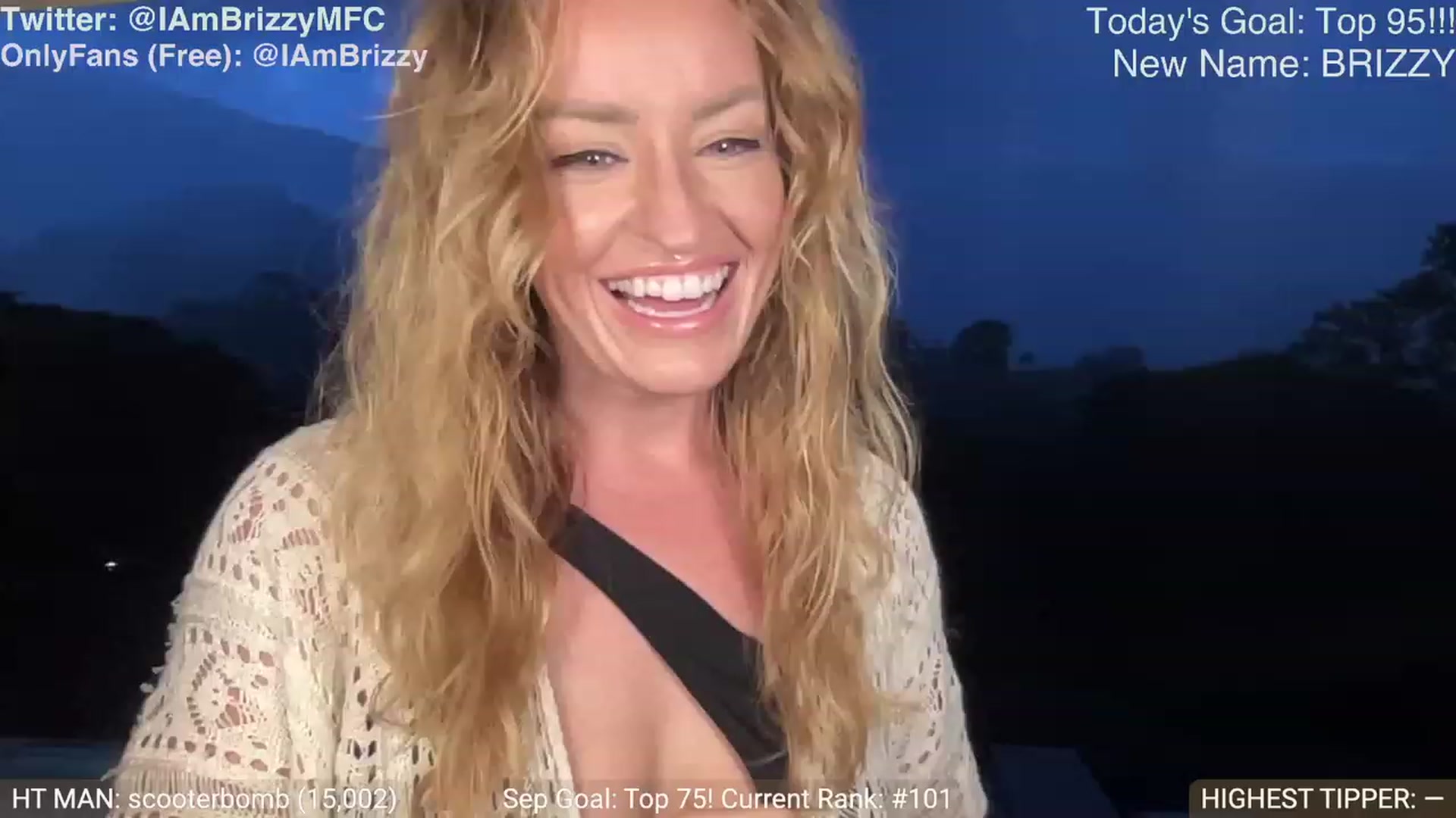 Gallery image thumbnail from Brizzy's myfreecams stream on, 09/29/2023, 24:03 image 11 of 20