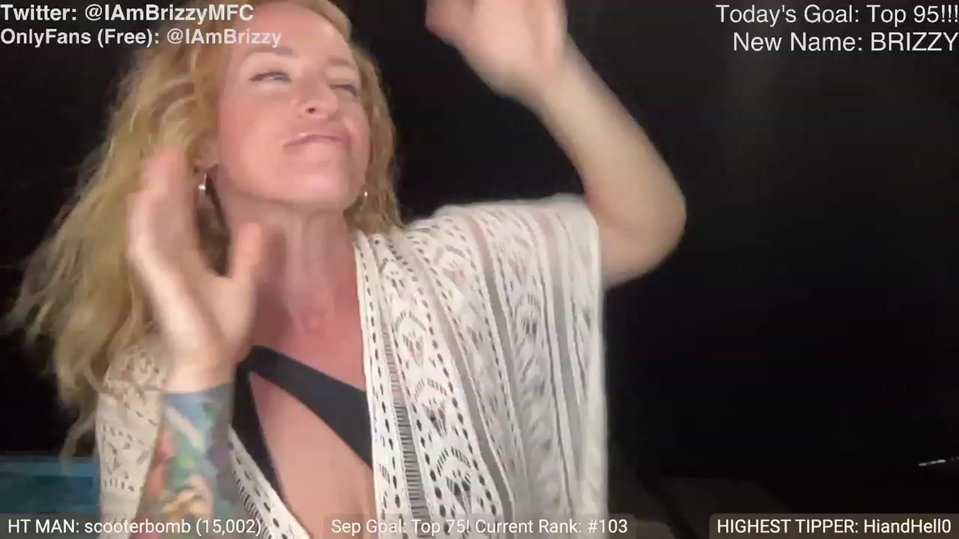 Gallery image thumbnail from Brizzy's myfreecams stream on, 09/29/2023, 01:36 image 13 of 20