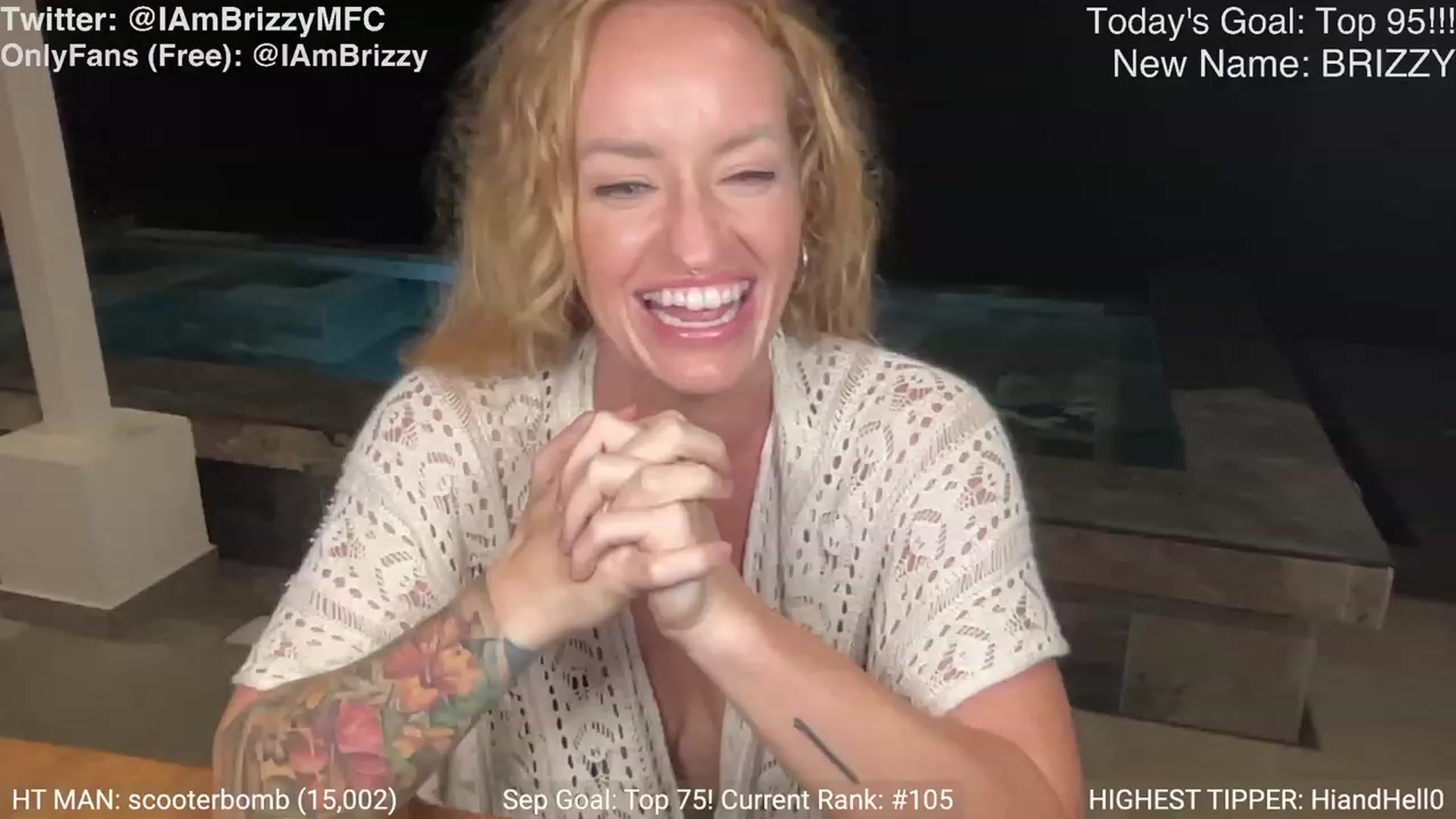 Gallery image thumbnail from Brizzy's myfreecams stream on, 09/29/2023, 03:21 image 20 of 20