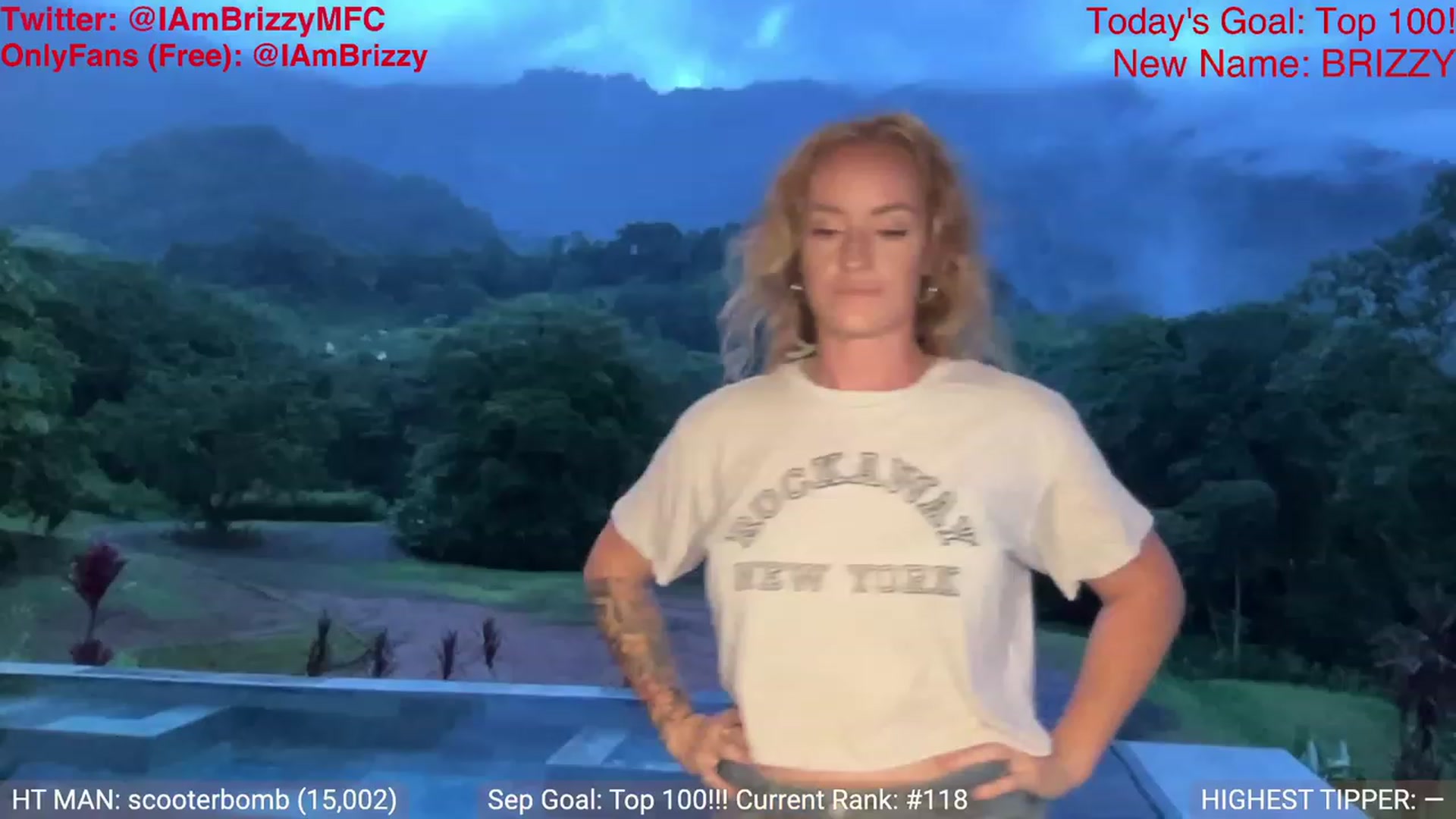 Gallery image thumbnail from Brizzy's myfreecams stream on, 09/30/2023, 24:23 image 7 of 20