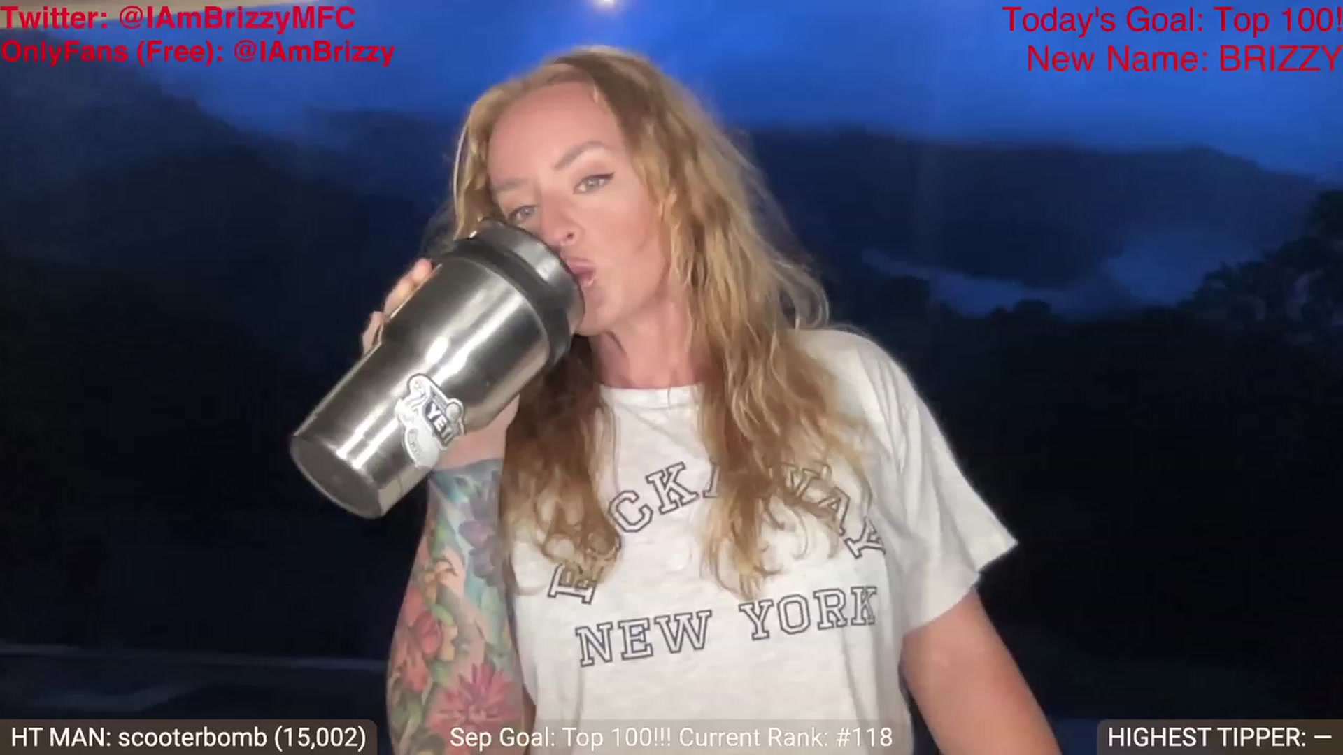 Gallery image thumbnail from Brizzy's myfreecams stream on, 09/30/2023, 24:23 image 10 of 20