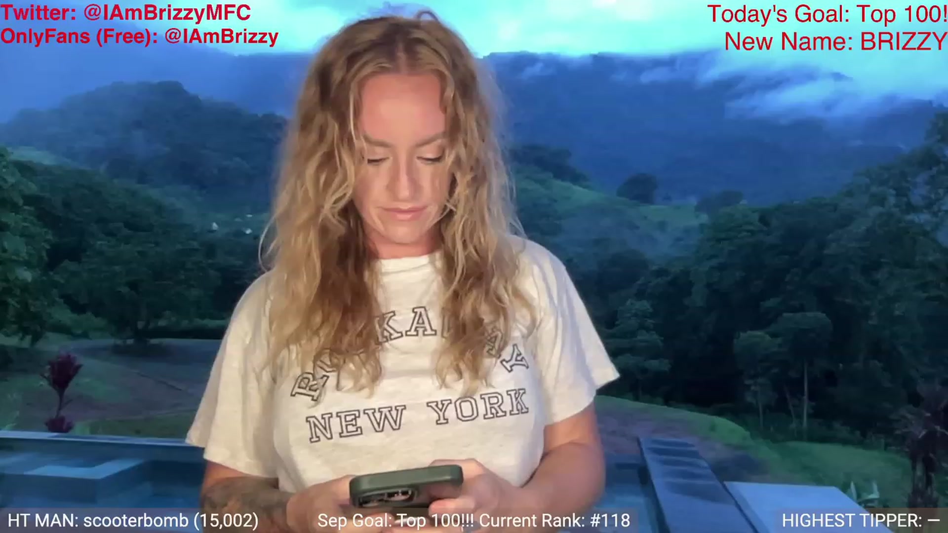 Gallery image thumbnail from Brizzy's myfreecams stream on, 09/30/2023, 24:23 image 6 of 20