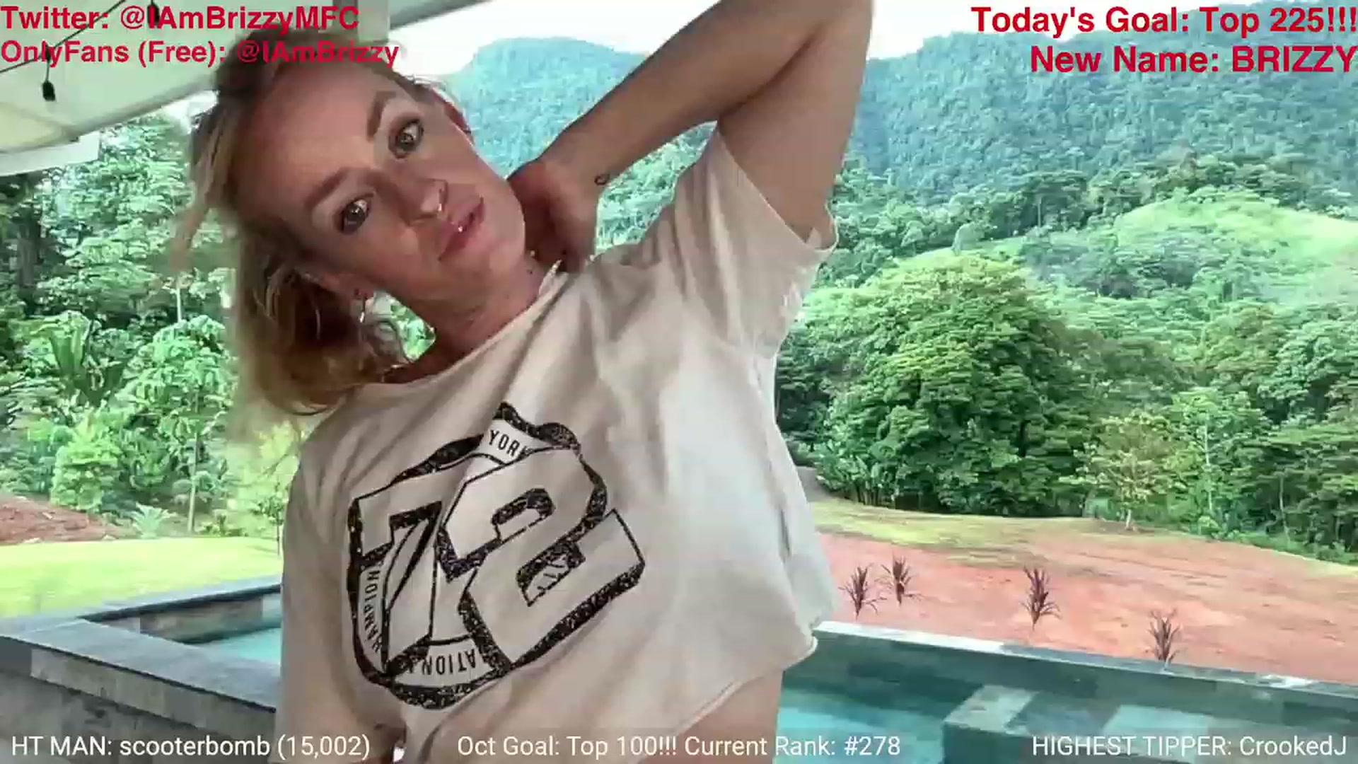 Gallery image thumbnail from Brizzy's myfreecams stream on, 10/06/2023, 23:00 image 19 of 20