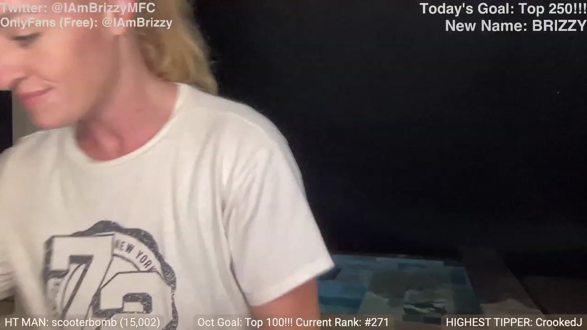 Gallery image thumbnail from Brizzy's myfreecams stream on, 10/07/2023, 01:55 image 16 of 20