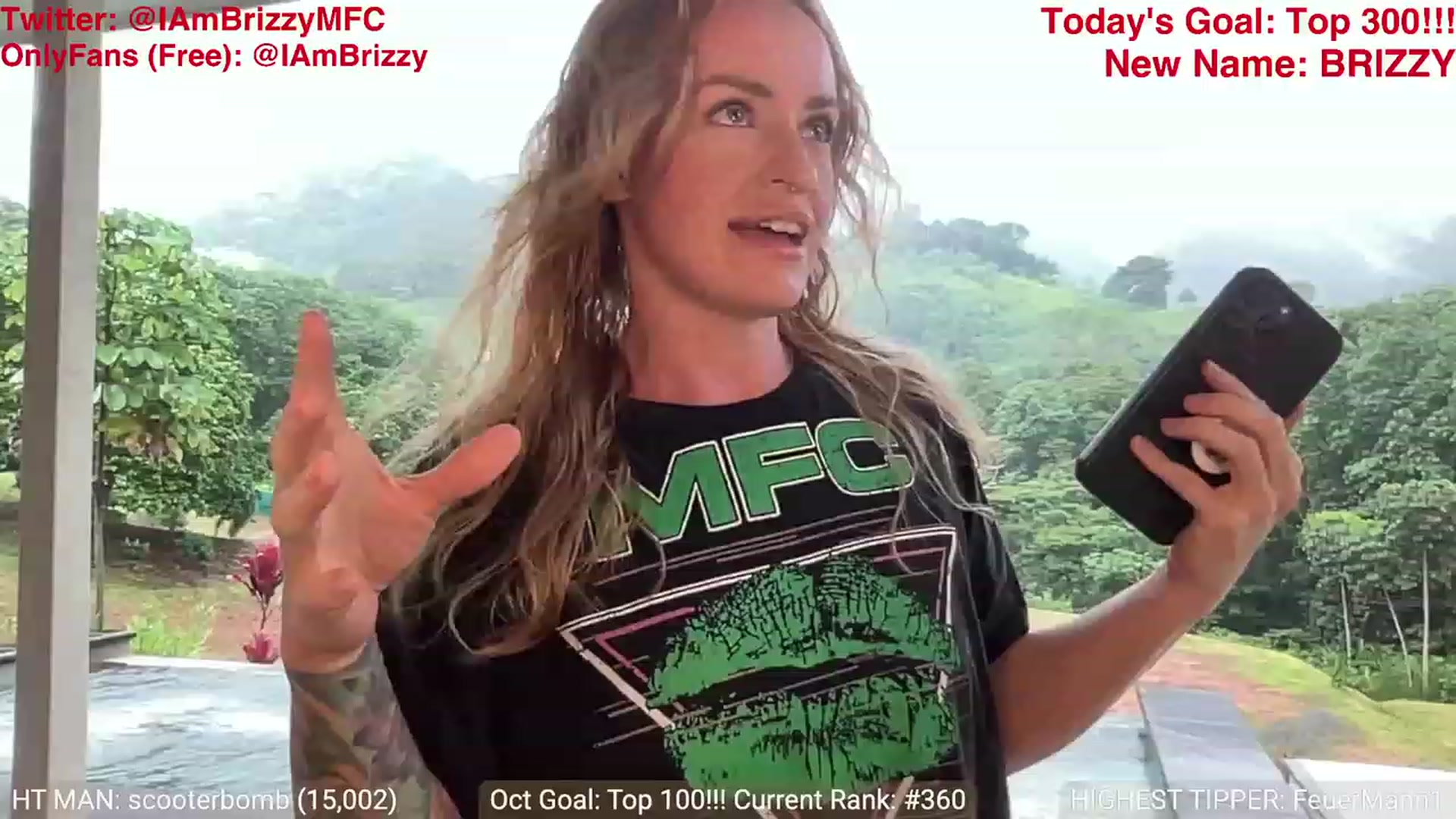 Gallery image thumbnail from Brizzy's myfreecams stream on, 10/08/2023, 21:06 image 4 of 20