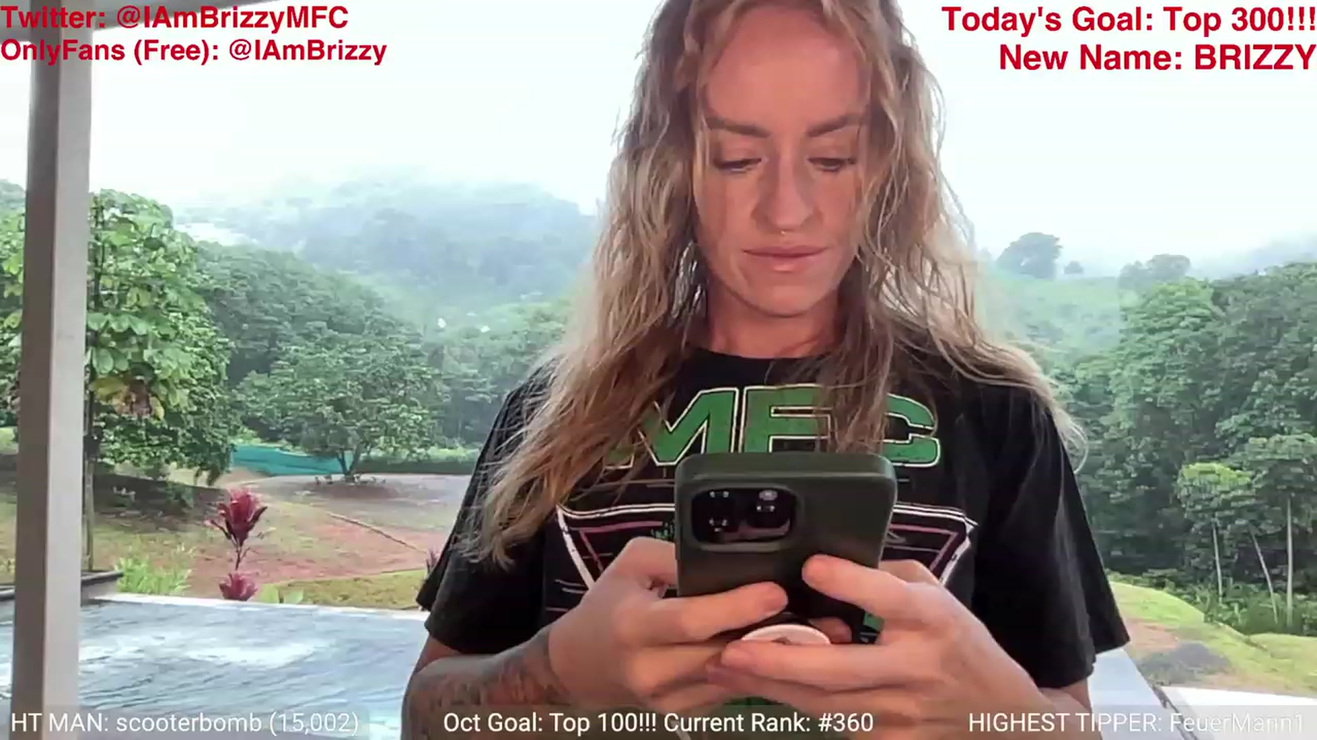 Gallery image thumbnail from Brizzy's myfreecams stream on, 10/08/2023, 21:06 image 6 of 20