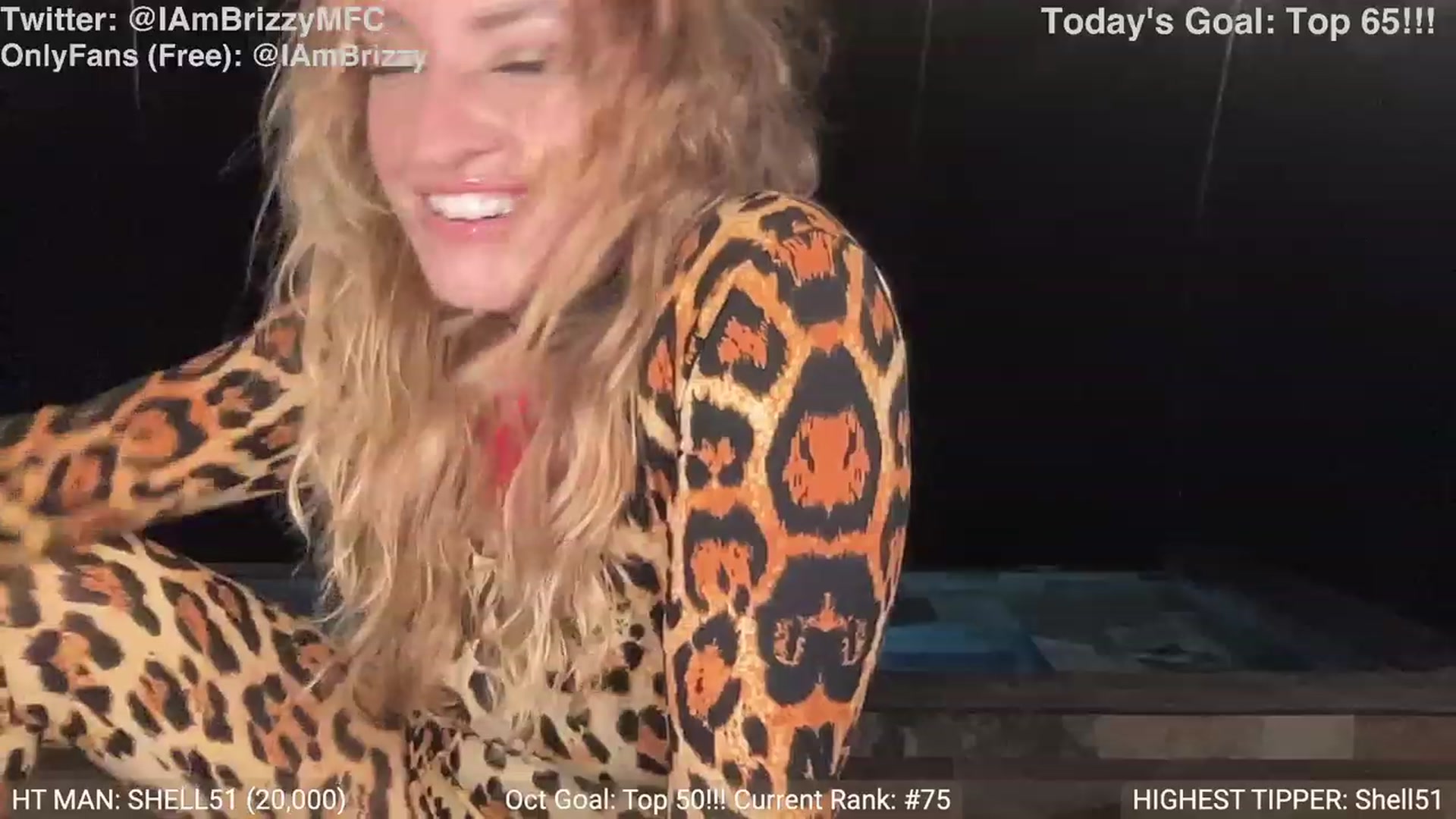 Gallery image thumbnail from Brizzy's myfreecams stream on, 10/18/2023, 03:20 image 20 of 20