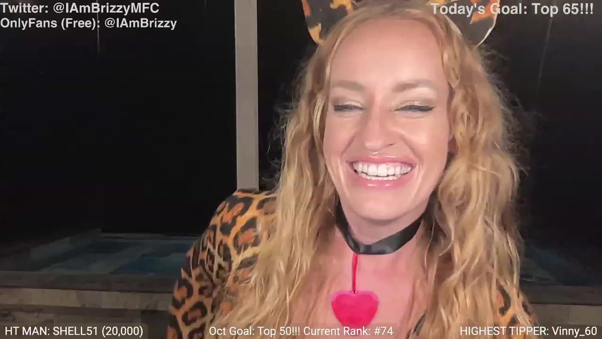 Gallery image thumbnail from Brizzy's myfreecams stream on, 10/18/2023, 04:09 image 1 of 20
