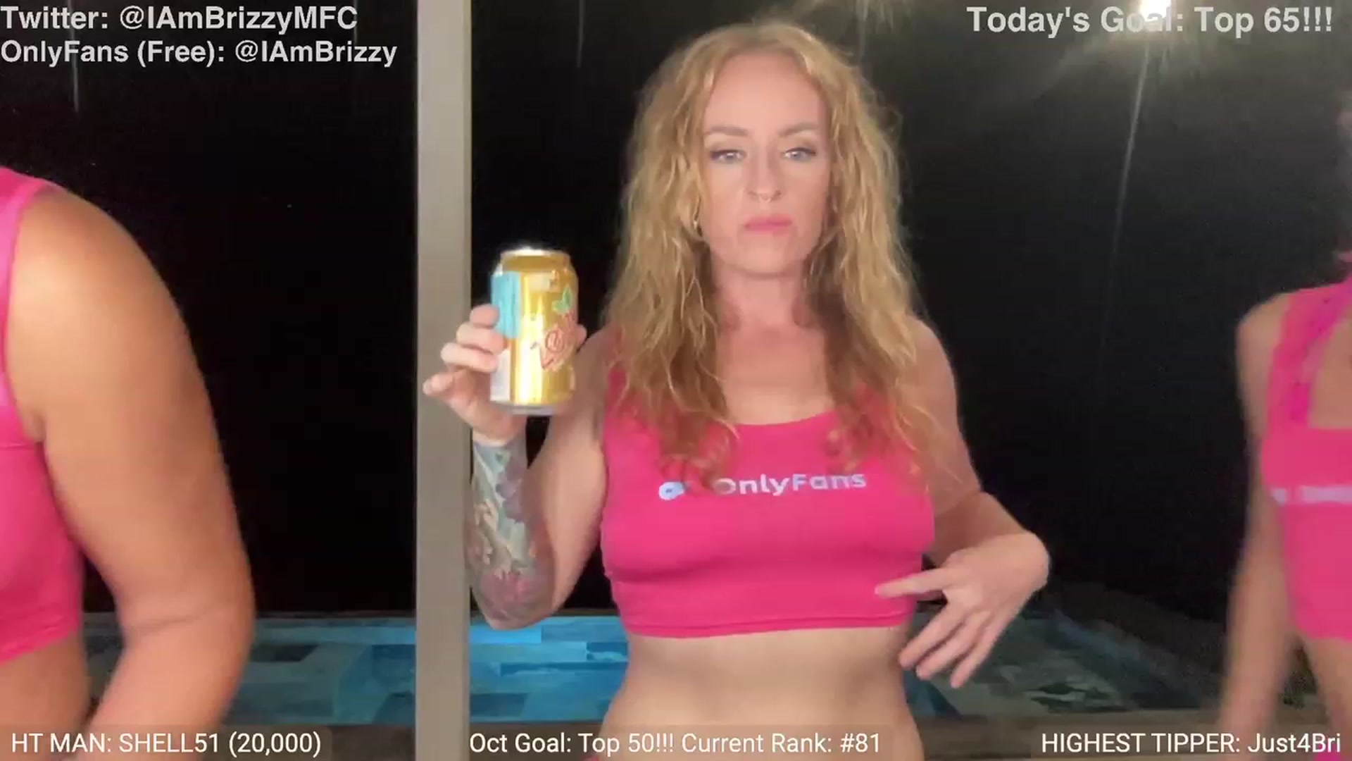 Gallery image thumbnail from Brizzy's myfreecams stream on, 10/19/2023, 04:39 image 1 of 20