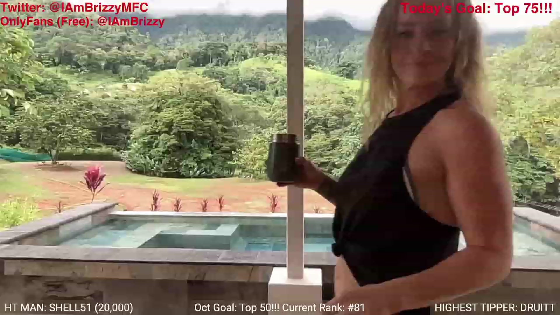 Gallery image thumbnail from Brizzy's myfreecams stream on, 10/19/2023, 23:37 image 9 of 20