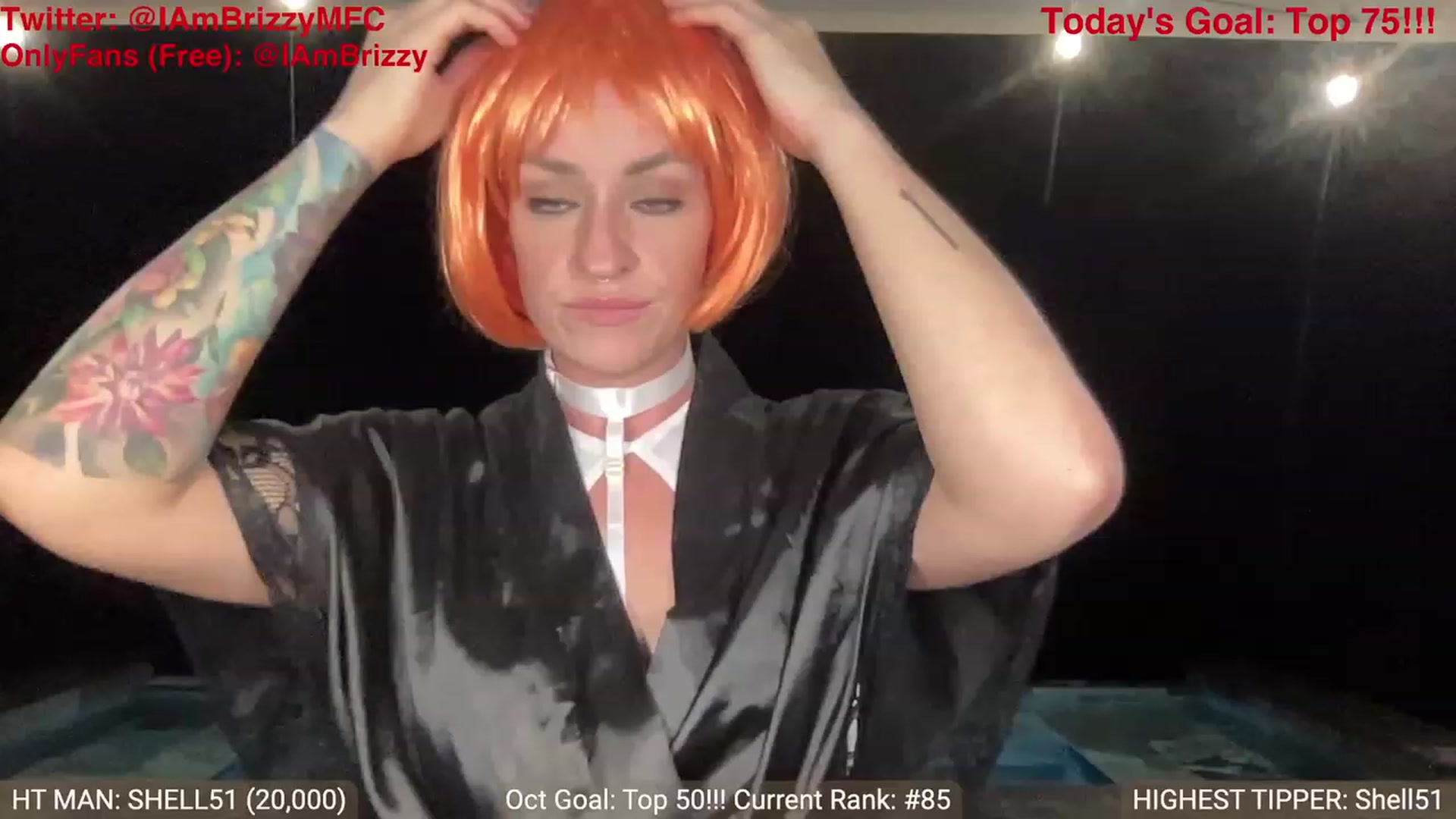 Gallery image thumbnail from Brizzy's myfreecams stream on, 10/21/2023, 04:27 image 1 of 20