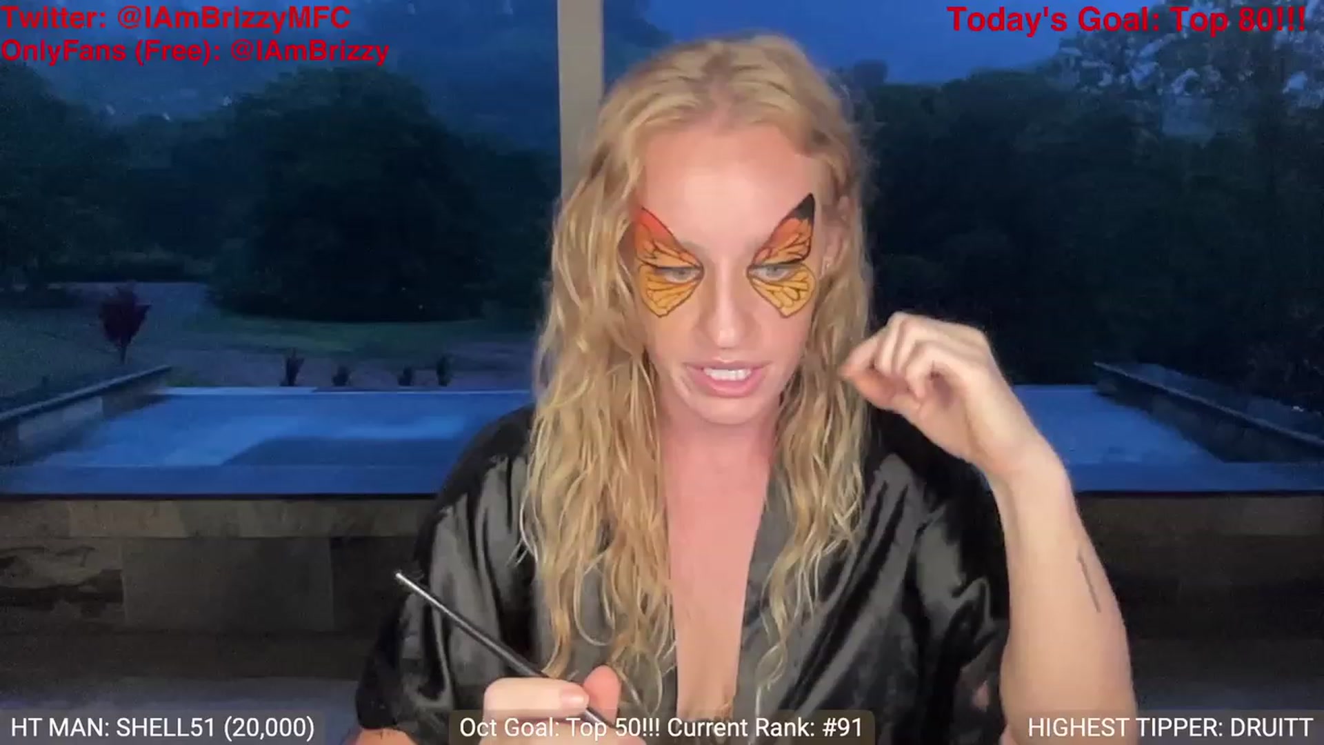 Gallery image thumbnail from Brizzy's myfreecams stream on, 10/22/2023, 24:55 image 10 of 20