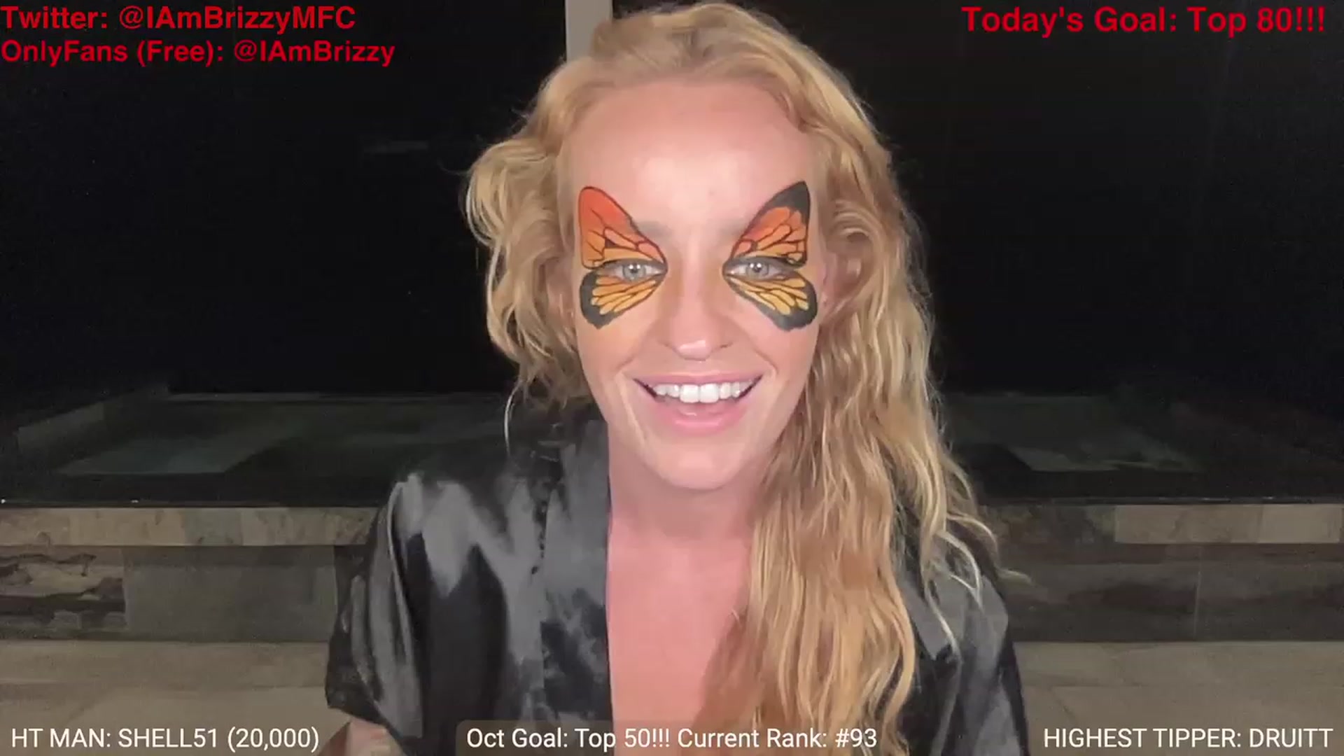 Gallery image thumbnail from Brizzy's myfreecams stream on, 10/22/2023, 24:55 image 13 of 20