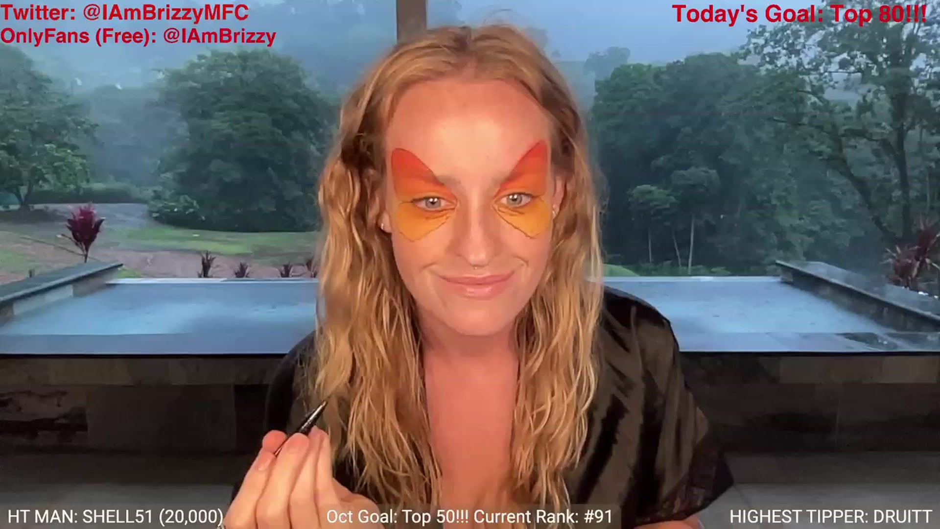 Gallery image thumbnail from Brizzy's myfreecams stream on, 10/22/2023, 24:55 image 6 of 20