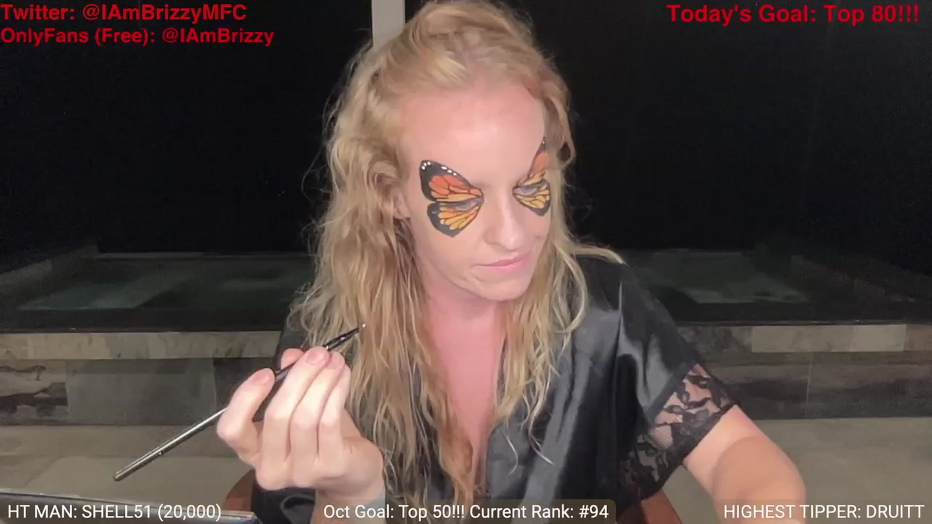 Gallery image thumbnail from Brizzy's myfreecams stream on, 10/22/2023, 24:55 image 16 of 20