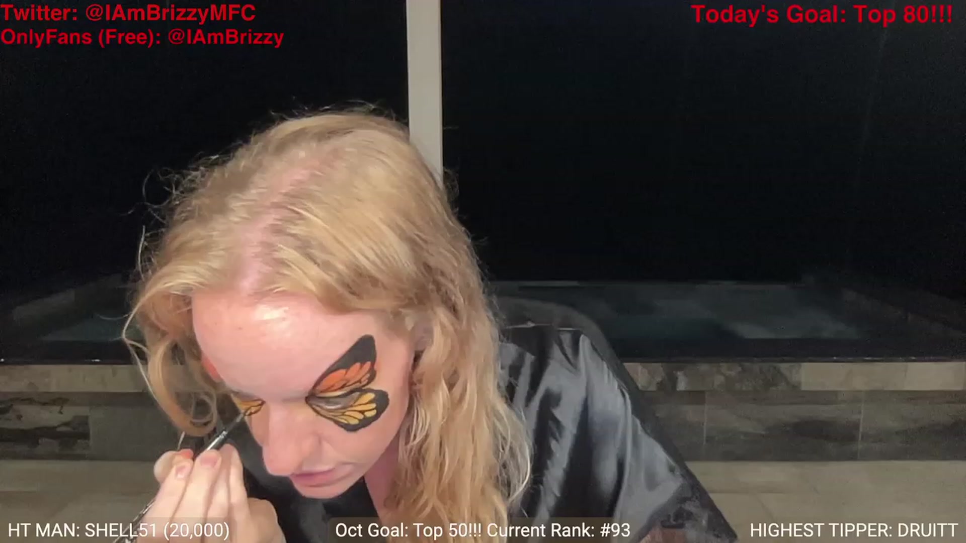 Gallery image thumbnail from Brizzy's myfreecams stream on, 10/22/2023, 24:55 image 12 of 20