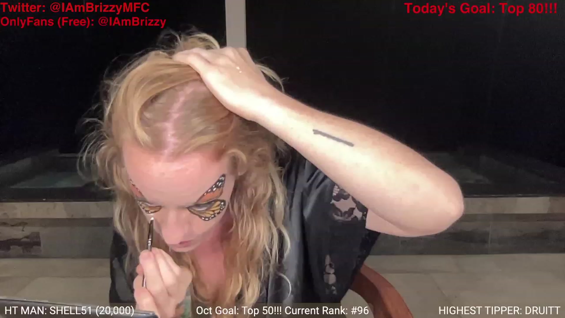 Gallery image thumbnail from Brizzy's myfreecams stream on, 10/22/2023, 24:55 image 17 of 20