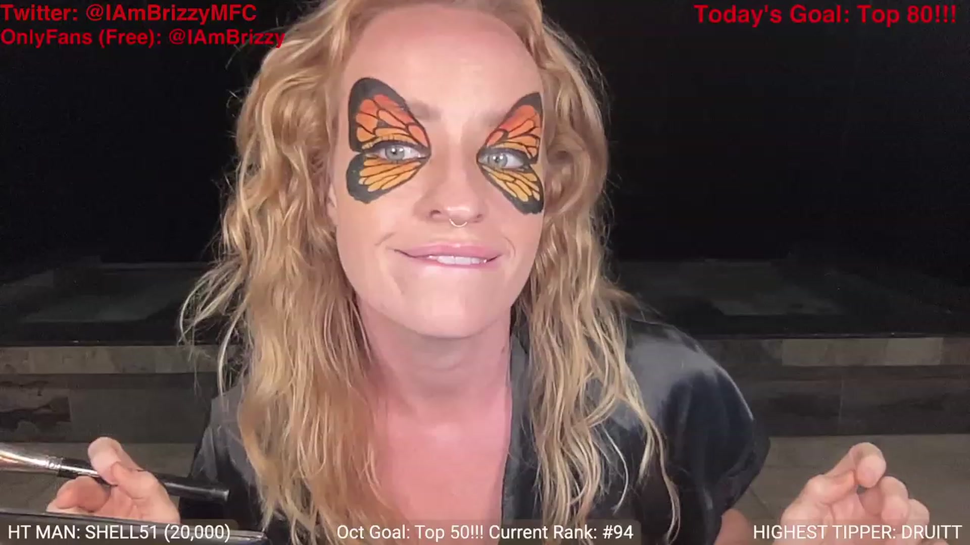 Gallery image thumbnail from Brizzy's myfreecams stream on, 10/22/2023, 24:55 image 15 of 20