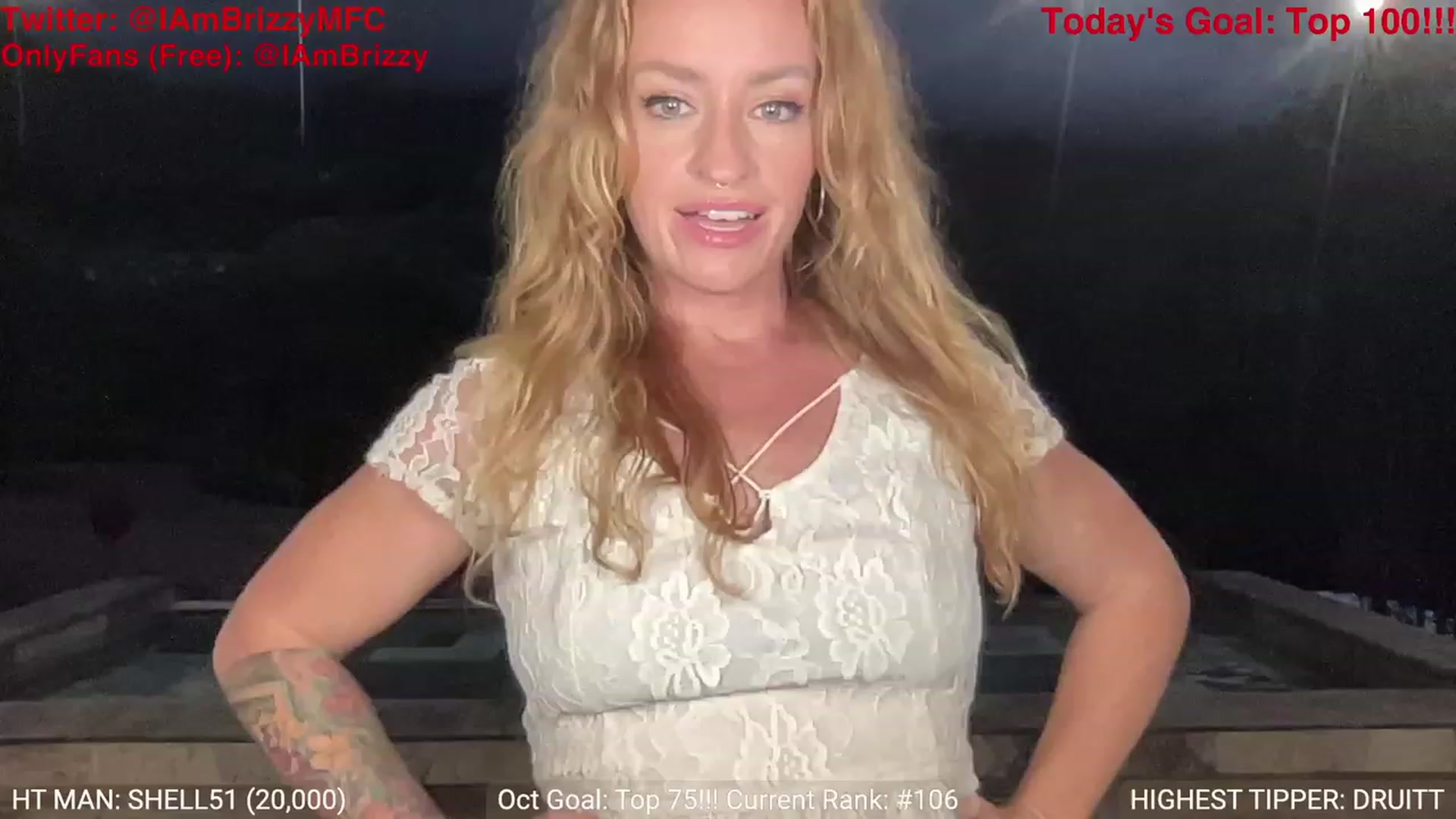 Gallery image thumbnail from Brizzy's myfreecams stream on, 10/23/2023, 24:02 image 2 of 20
