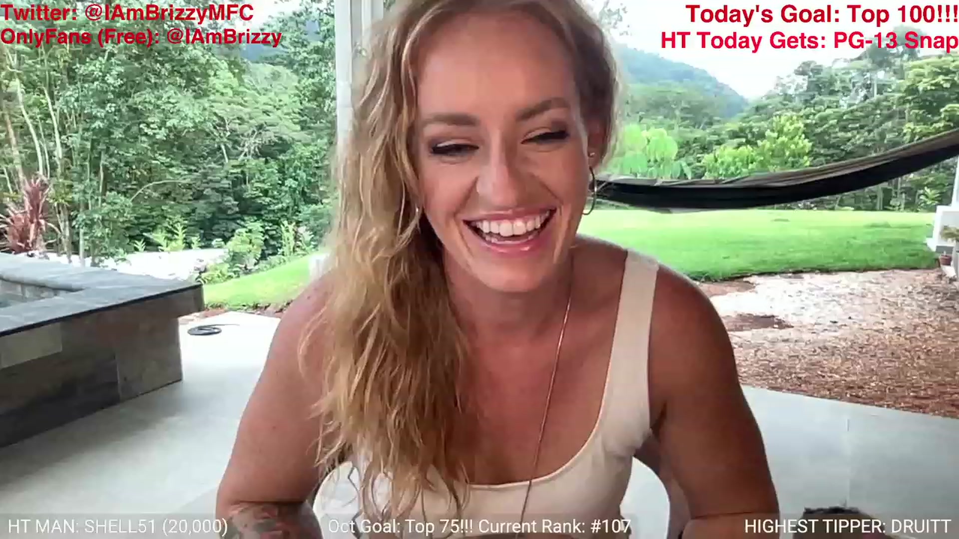 Gallery image thumbnail from Brizzy's myfreecams stream on, 10/23/2023, 20:48 image 20 of 20